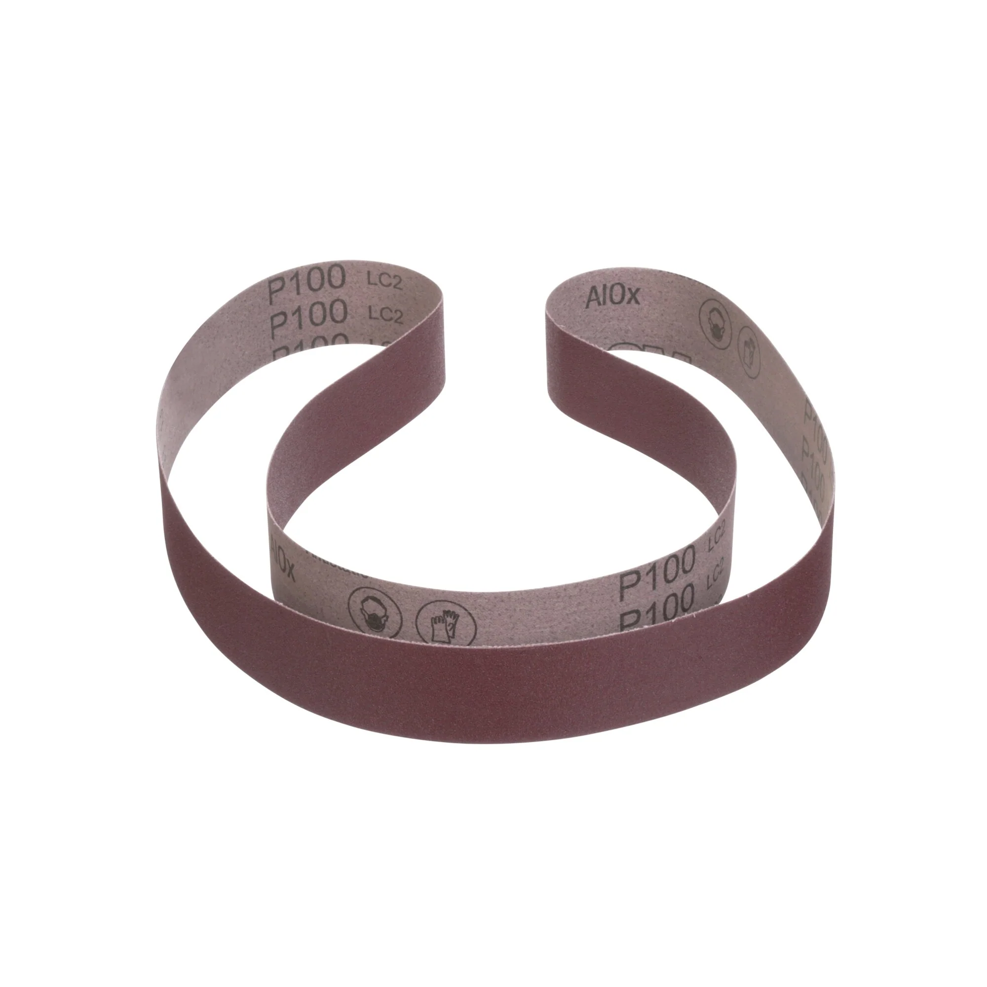 3M Cloth Belt 370DZ, 60 Y-weight, 6 in x 102 in, Film-lok, Single-flex