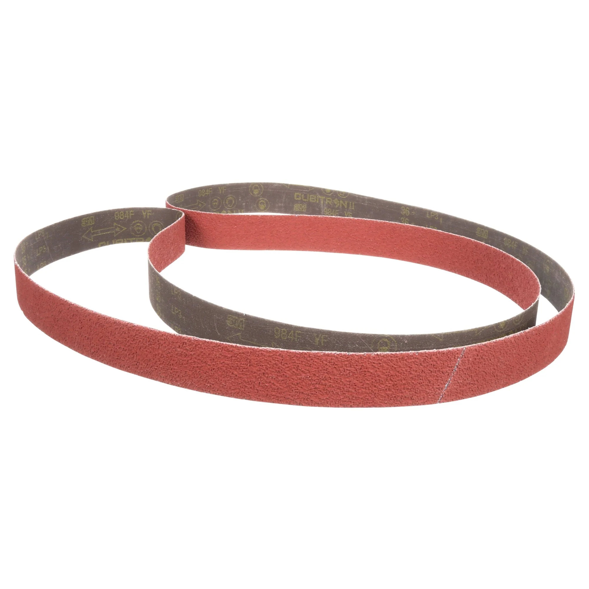 3M Cloth Belt 384F, 220+ XF-weight, 4 in x 132 in, Film-lok, Single-flex