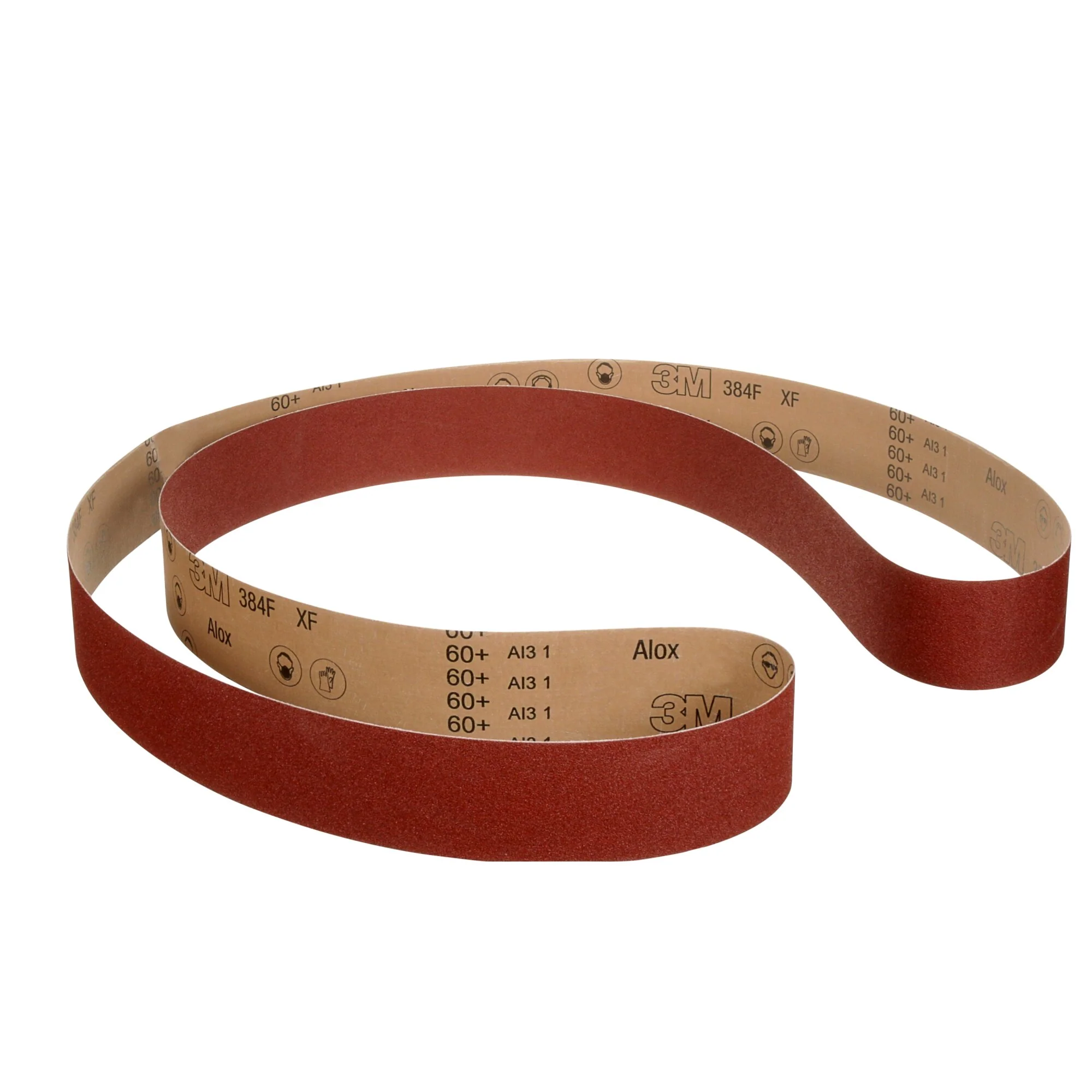 3M Cloth Belt 384F, P320 XF-weight, 38 in x 103 in, Film-lok, Single-flex