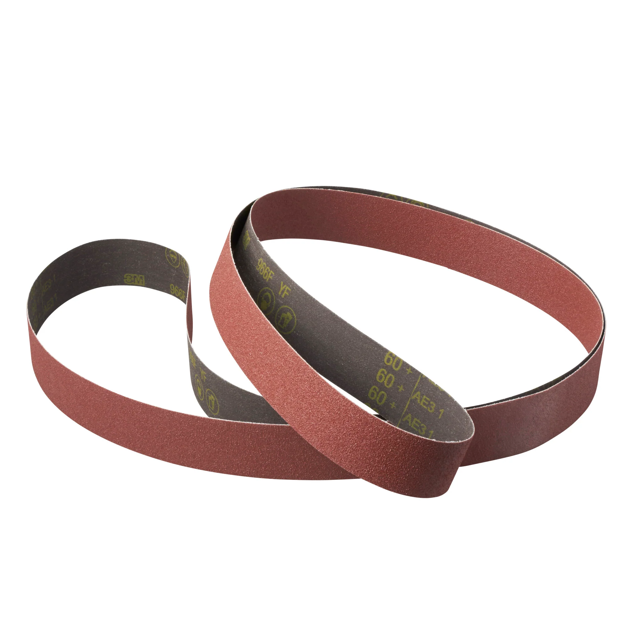 3M Cubitron II Cloth Belt 966F, 20+ ZF-weight, 12 in x 180 in,Sine-lok