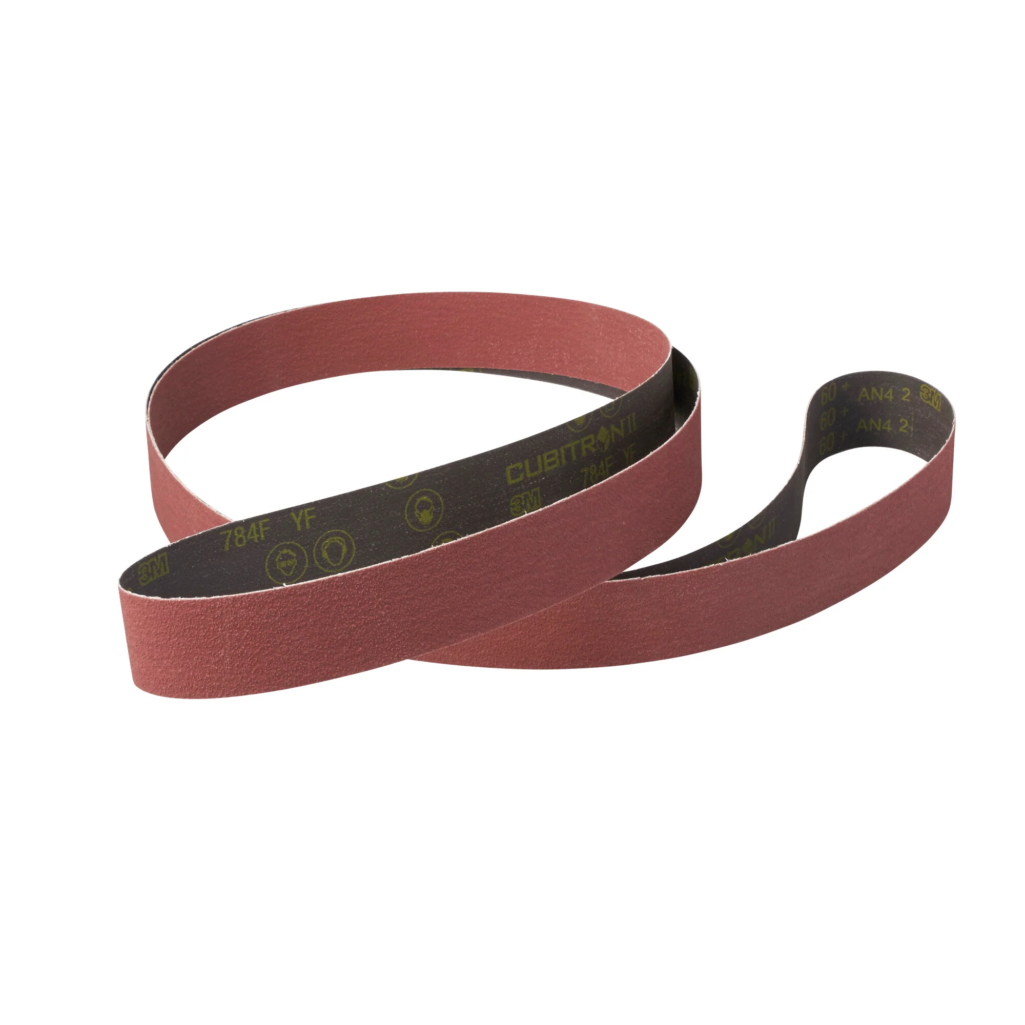 3M Cubitron ll Cloth Belt 784F, 60+ YF-weight, 1/2 in x 48 in,Film-lok