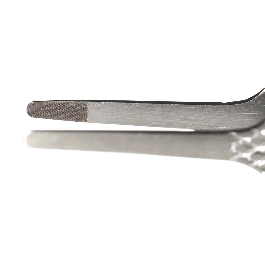 Aven Tools 18049EGS EZ Grip Micro-Serrated Stainless Steel Tweezers, #2A Pattern - Image 2