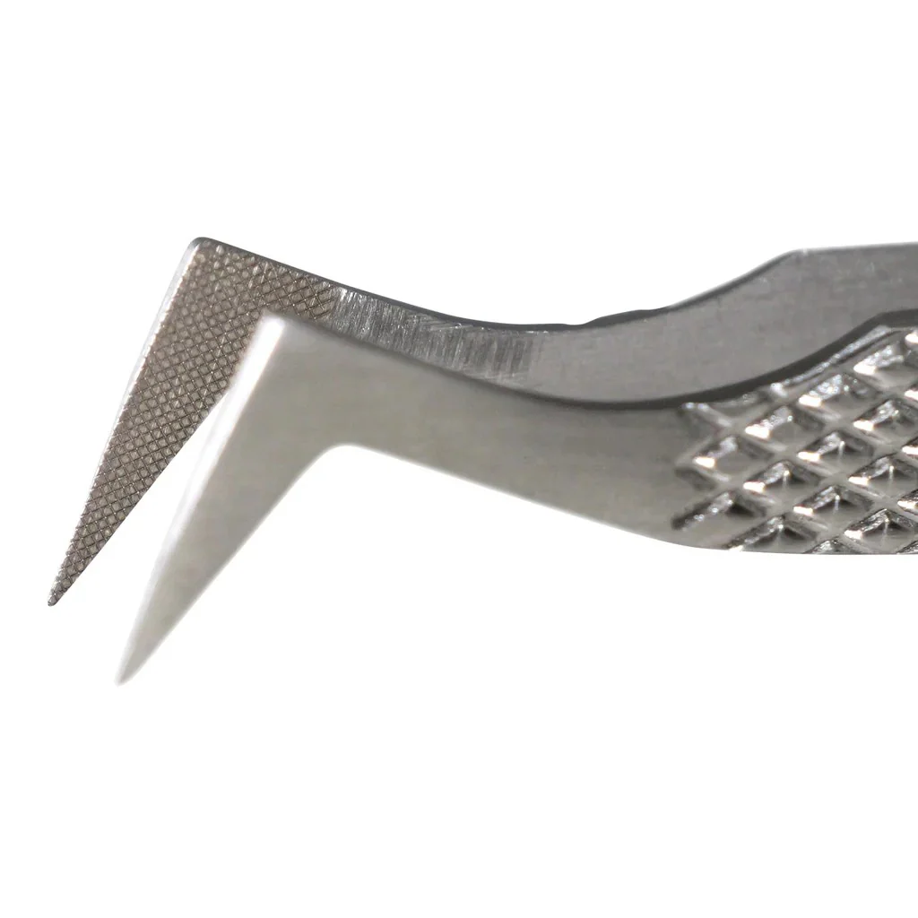 Aven Tools 18069EGS EZ Grip Micro-Serrated Stainless Steel Tweezers, 6 Pattern - Image 2