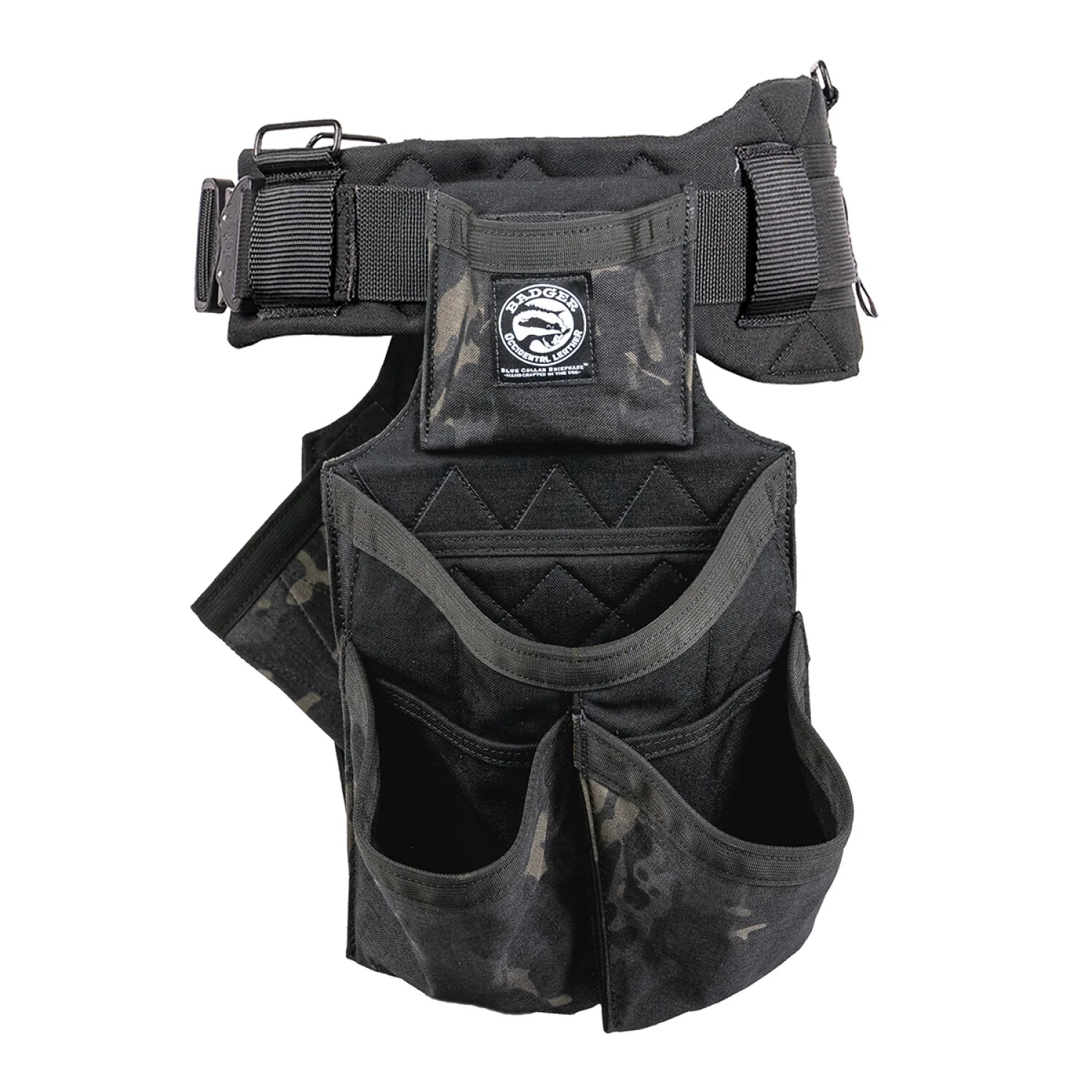 Badger 461061 XL Side-by-Side Carpenter Black Camo Belt - X-Large - Image 3