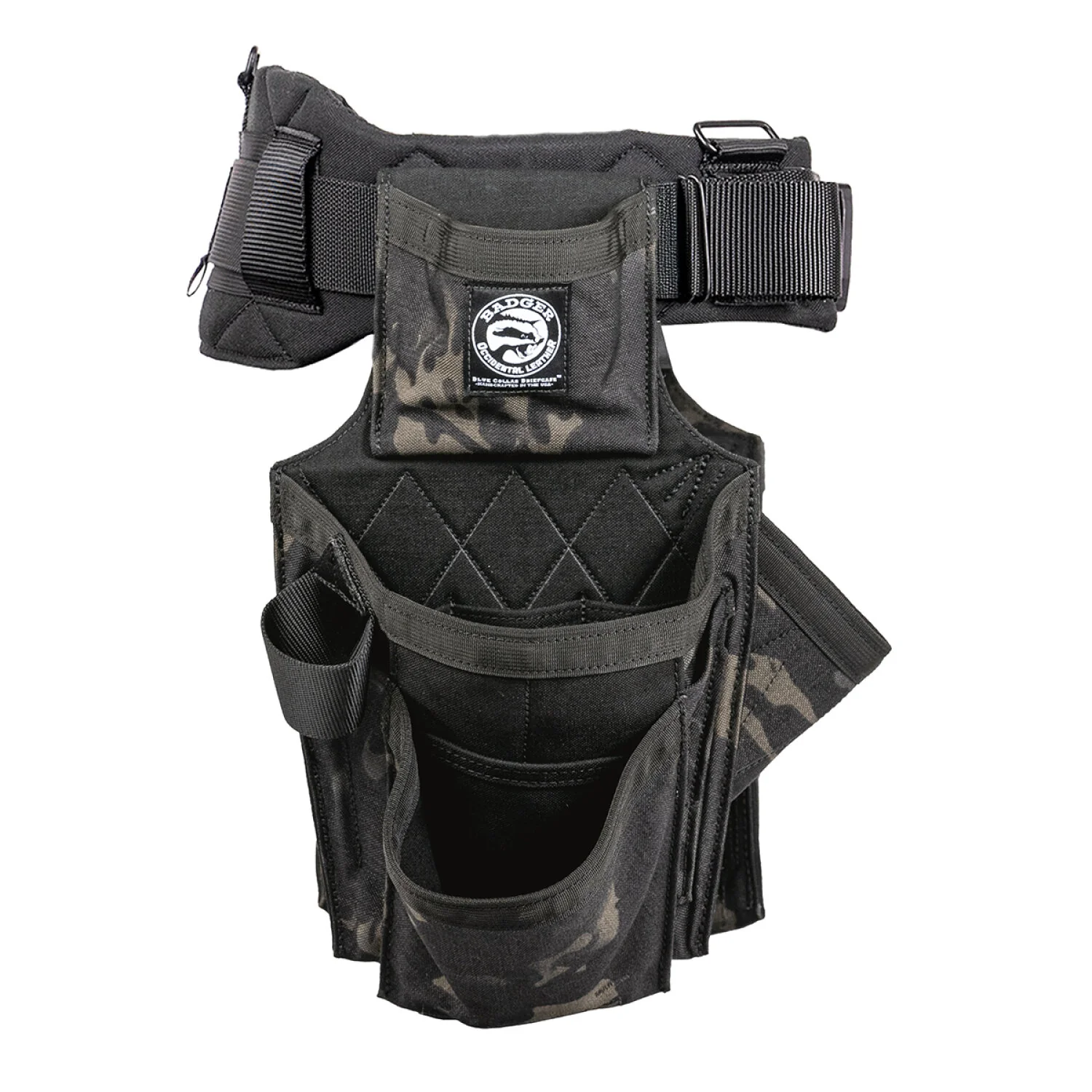 Badger 461061 XL Side-by-Side Carpenter Black Camo Belt - X-Large - Image 4