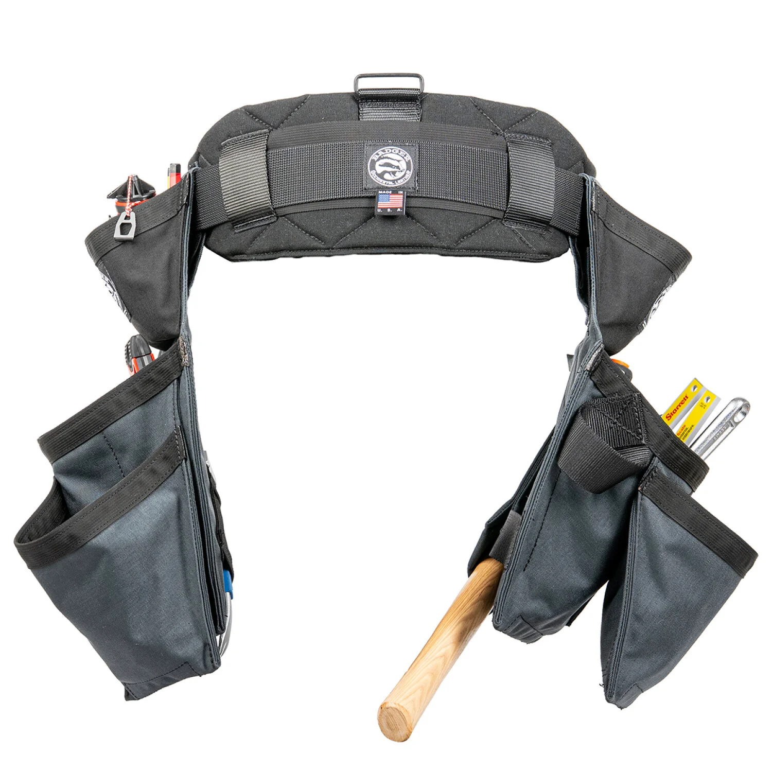 Badger 463210 LG Side-by-Side Framer Gunmetal Belt - Large - Image 5