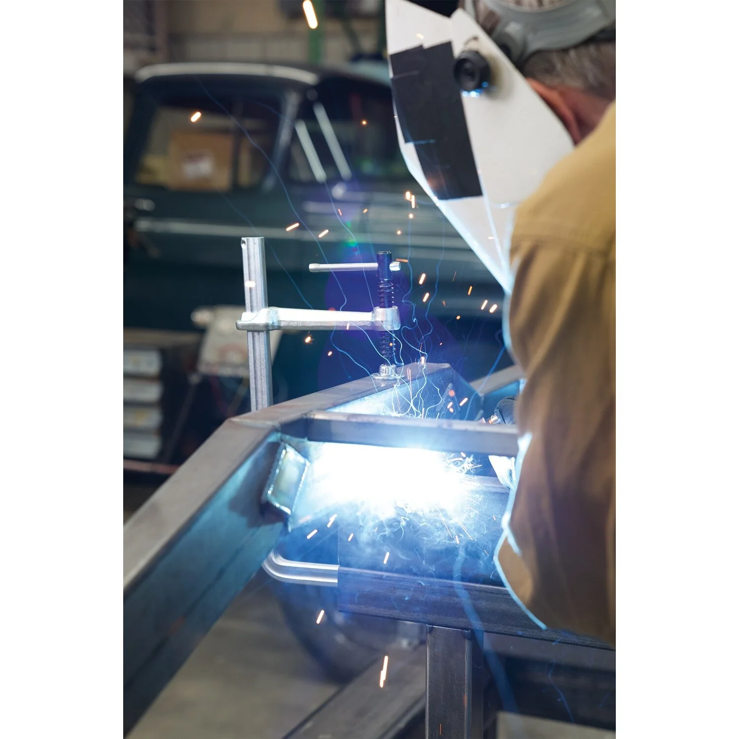 Bessey 660-S12 Clamp, welding, F-style, replaceable swivel pad, 12 In. x 4 In., 726 lb - Image 2