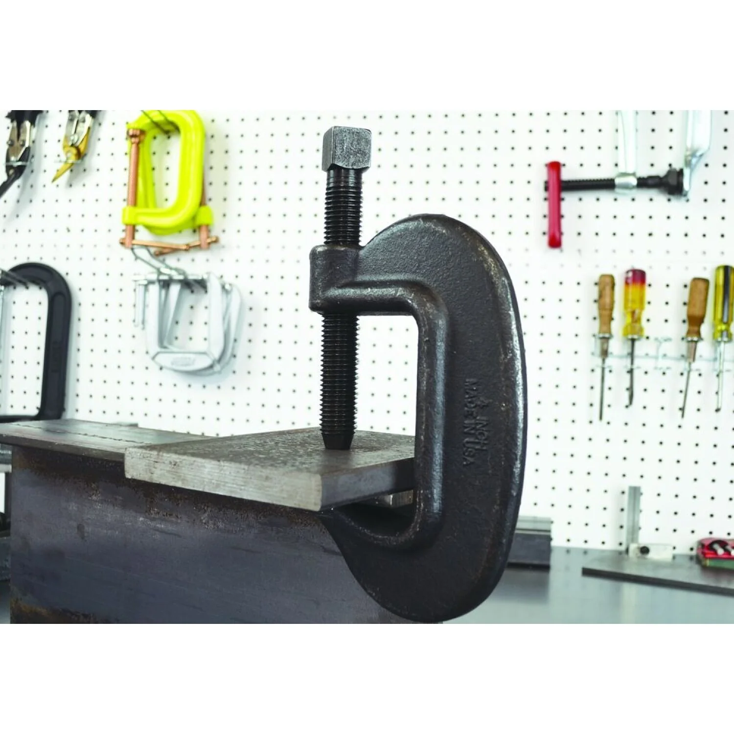 Bessey B-HS 4 C-clamp, drop forged, heavy service, 4-1/2 In. x 2 3/4 In., 20000 lb - Image 3