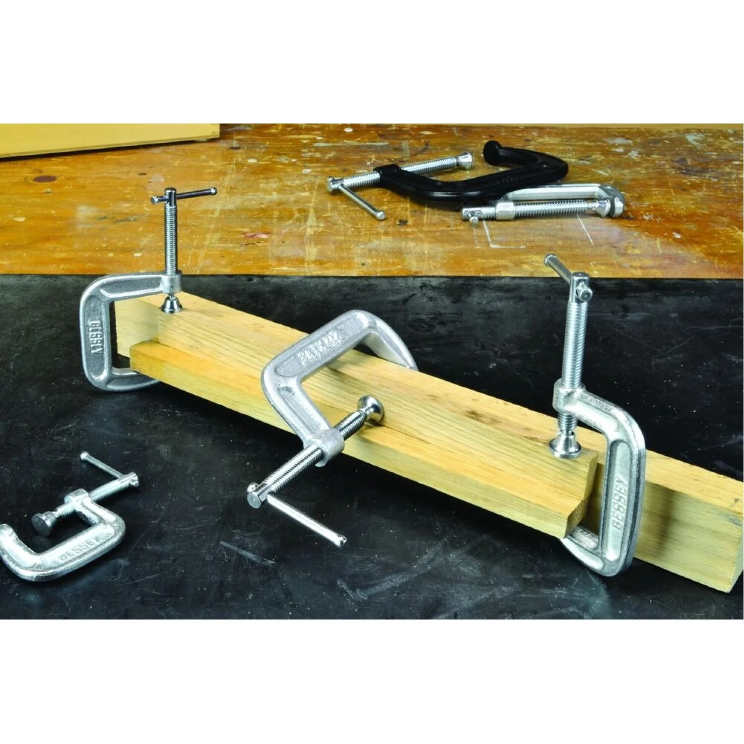 Bessey CM50 C-clamp, drop forged, 5 In. x 3 In., 1300 lb - Image 2