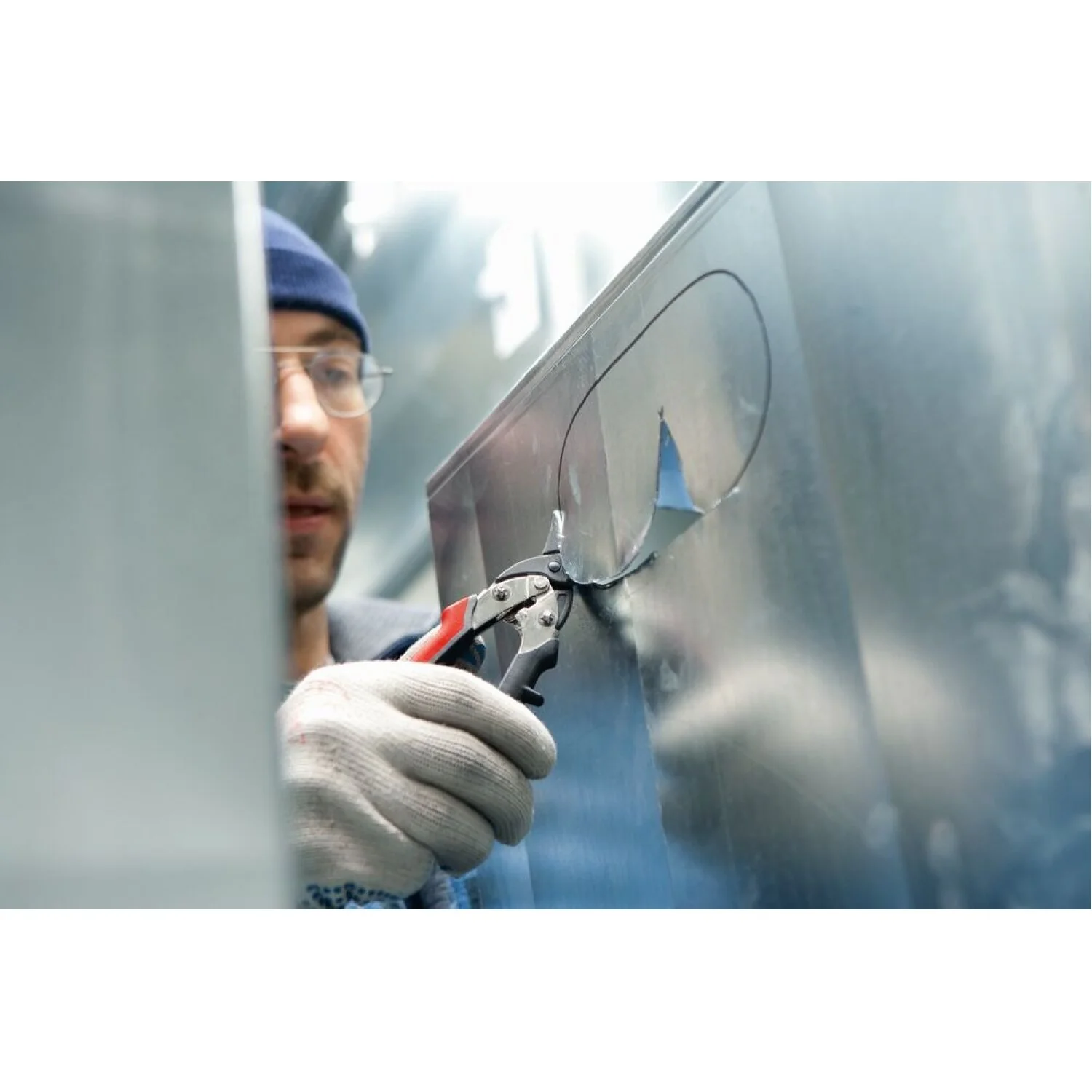 Bessey D15A-BE Snip, compact aviation snip, right cutting - Image 10