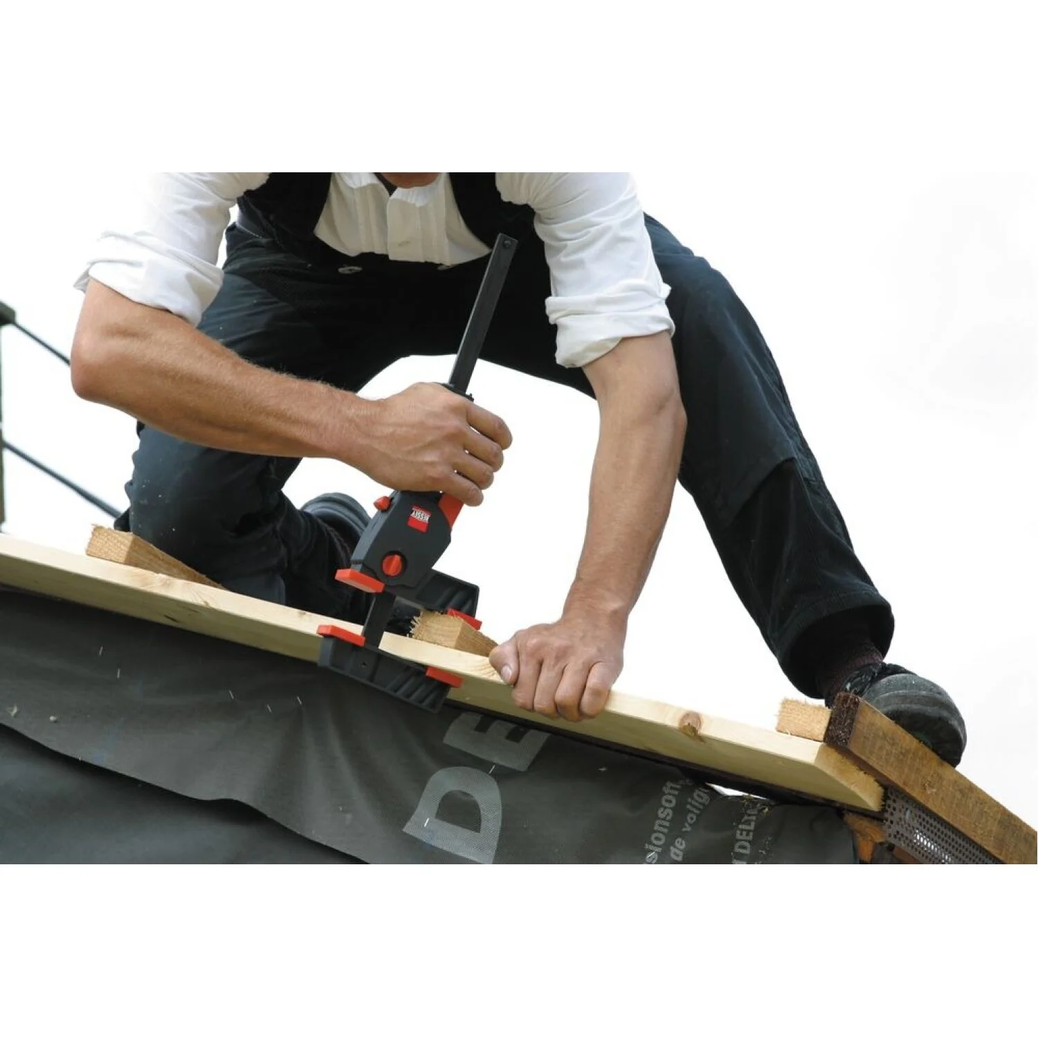 Bessey DUO45-8 Clamp, One Hand, DuoKlamp Series, 3 1/4 In. x 18 In., 260 LB - Image 11