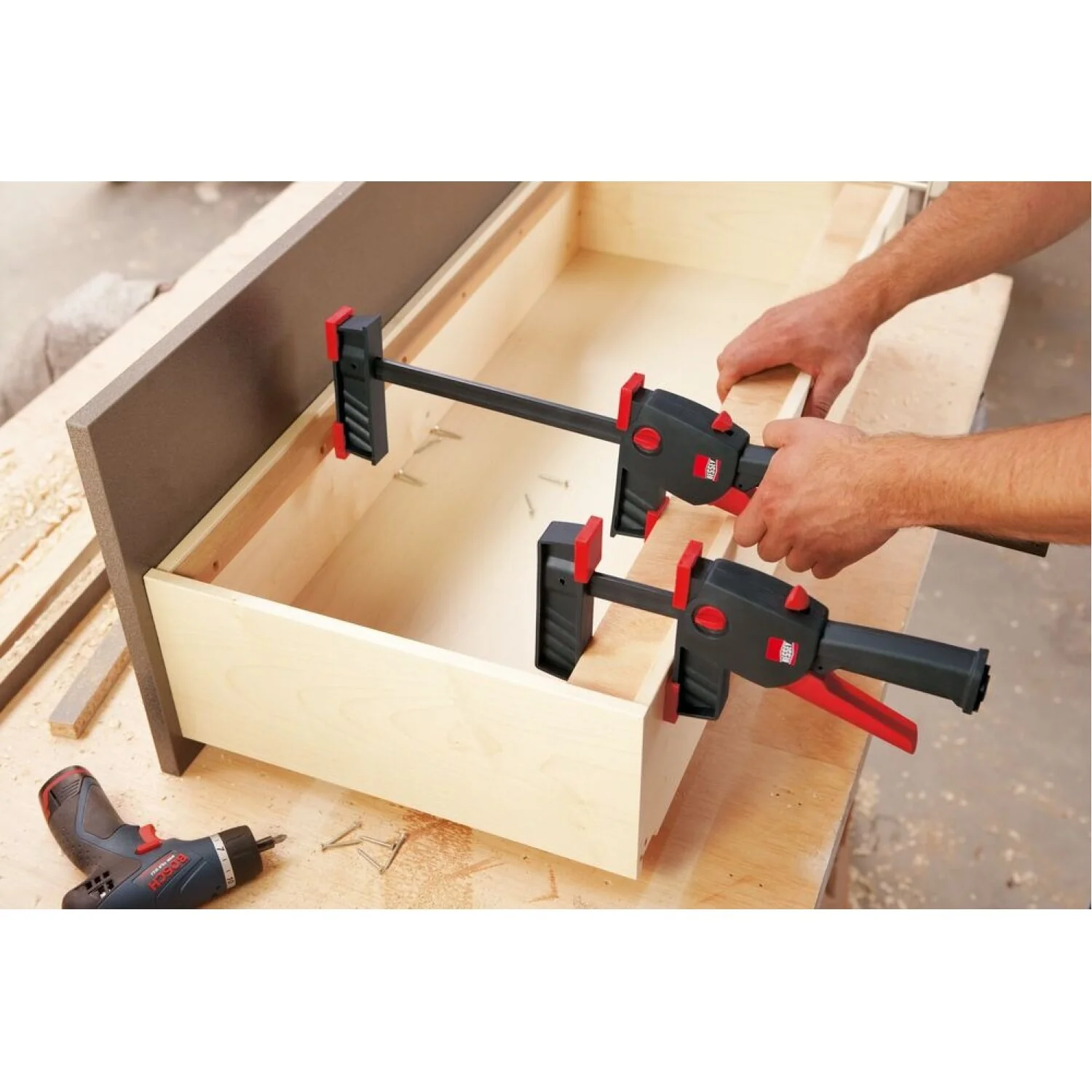 Bessey DUO65-8 Clamp, one hand, DuoKlamp Series, 3 1/4 In. x 24 In., 260 LB - Image 14