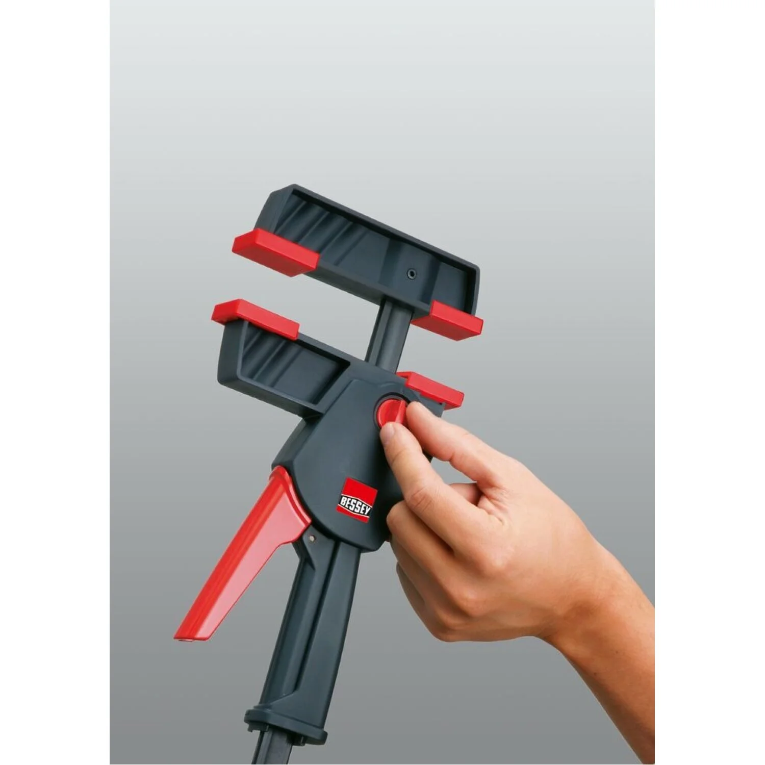 Bessey DUO65-8 Clamp, one hand, DuoKlamp Series, 3 1/4 In. x 24 In., 260 LB - Image 5