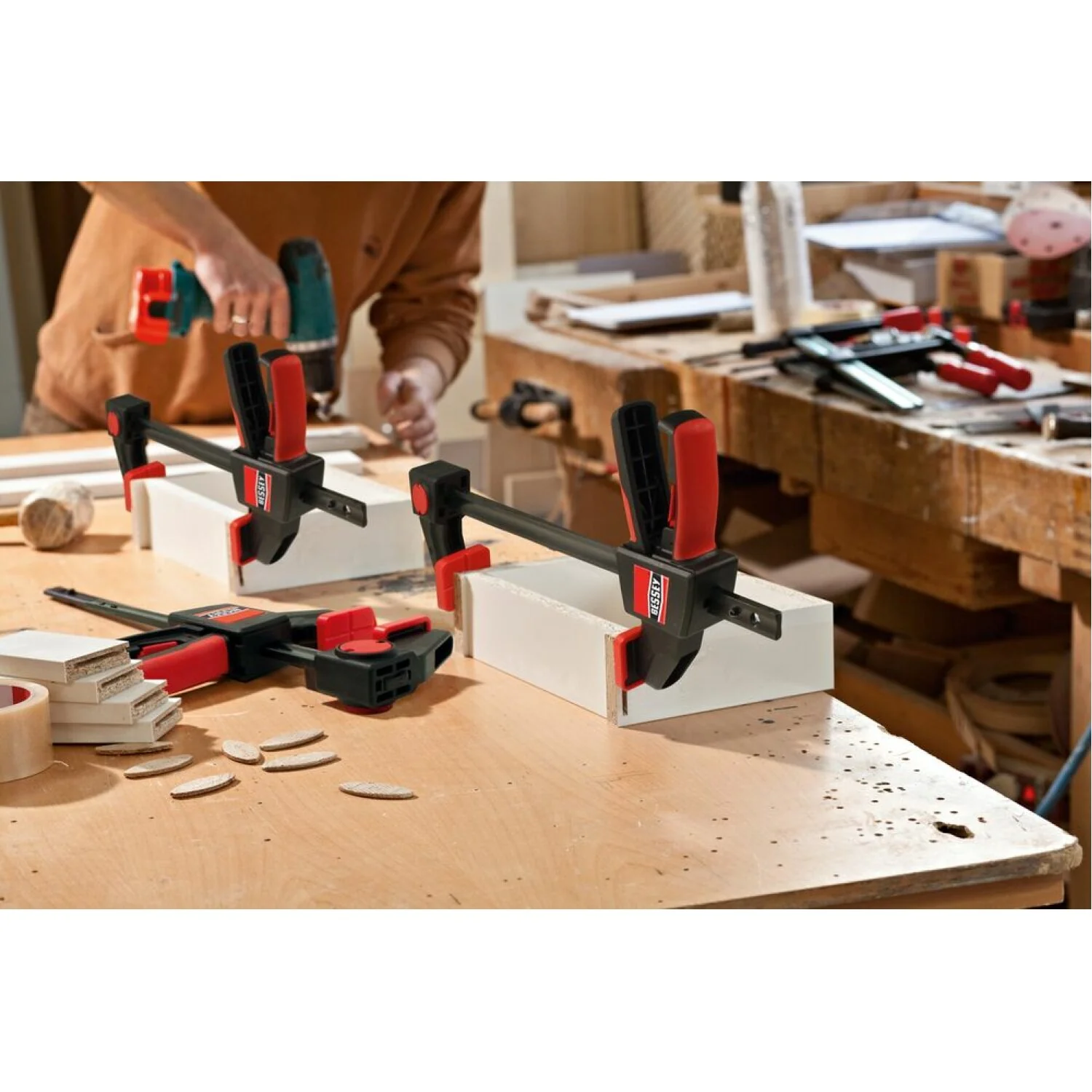 Bessey EHKL12 Large Trigger Clamp, 300 lb, 12" x 3-1/8" - Image 13