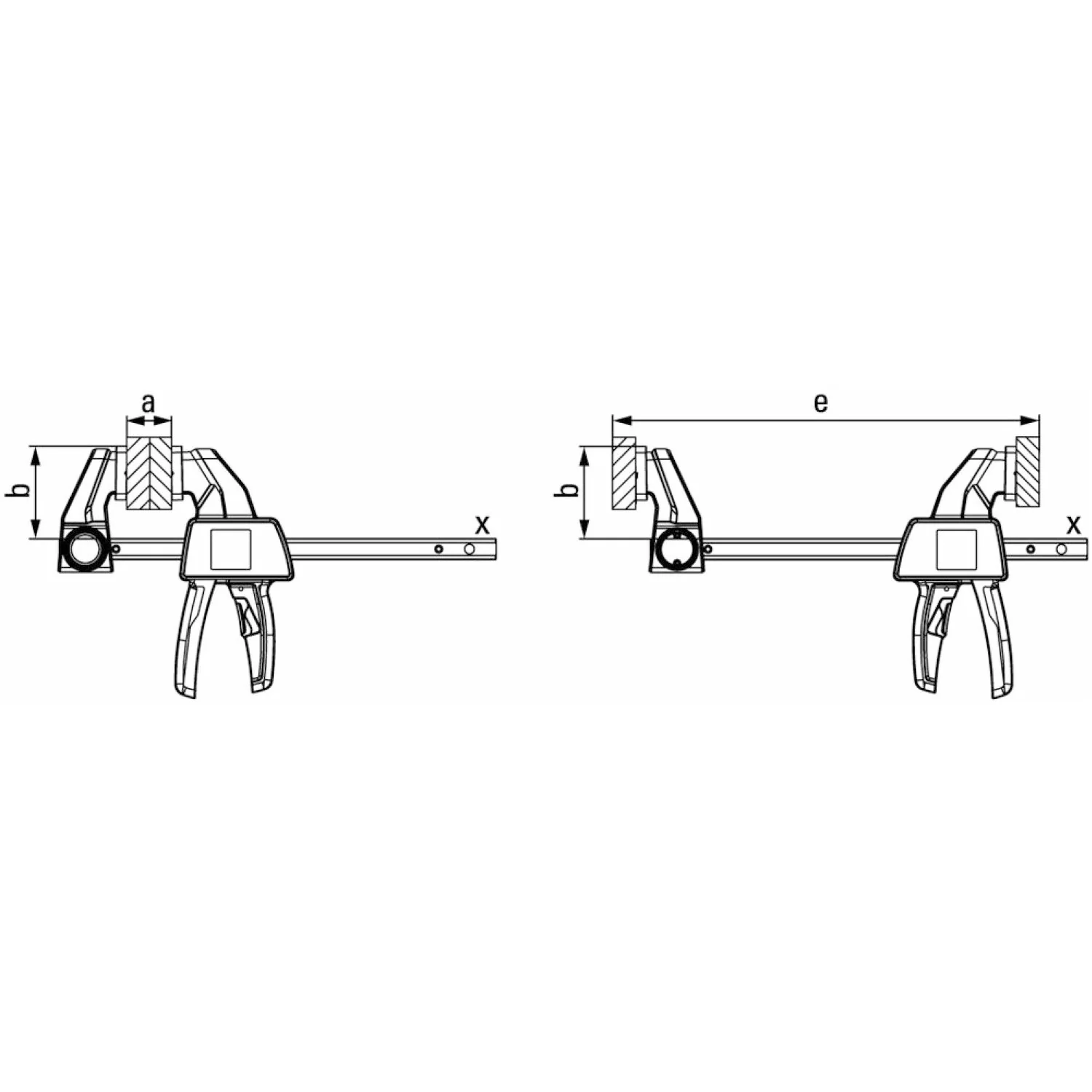 Bessey EHKL24 Large trigger clamp, 300 lb, 24" x 3-1/8" - Image 16