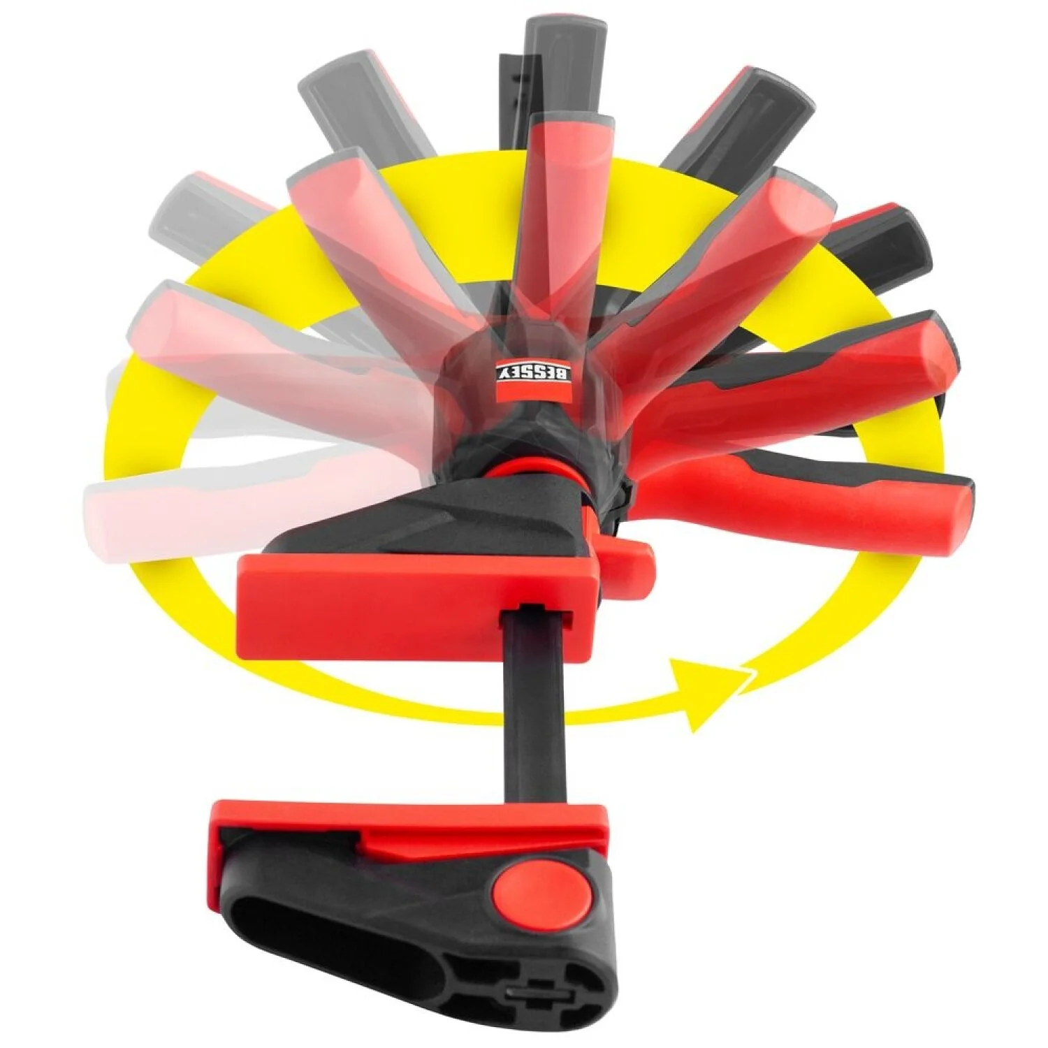 Bessey EHKL360-12 Large trigger clamp 360 degree, 300 lb, 12" x 3-1/8 Inch - Image 2