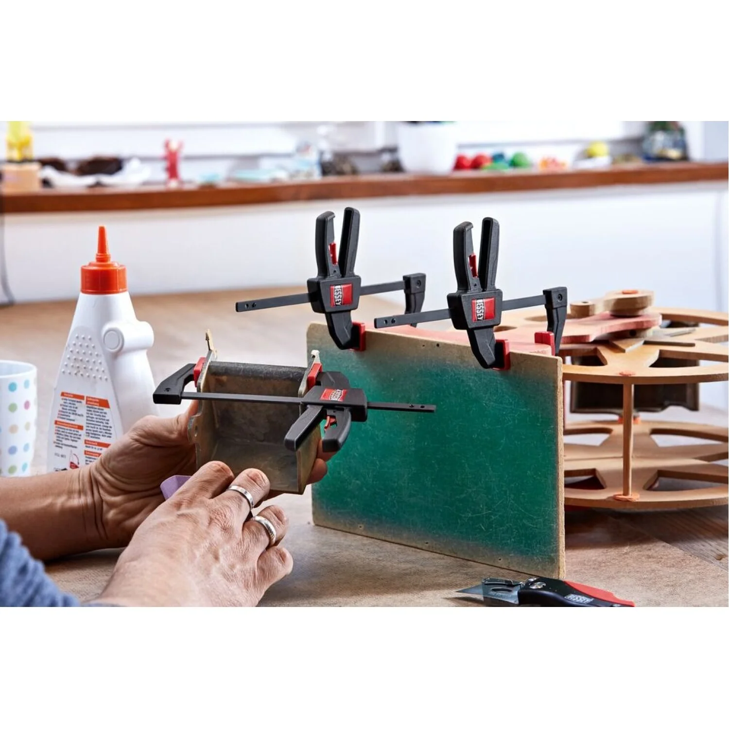 Bessey EHKXL36 Extra Large trigger clamp, 600 lb, 36" x 3-5/8" - Image 15