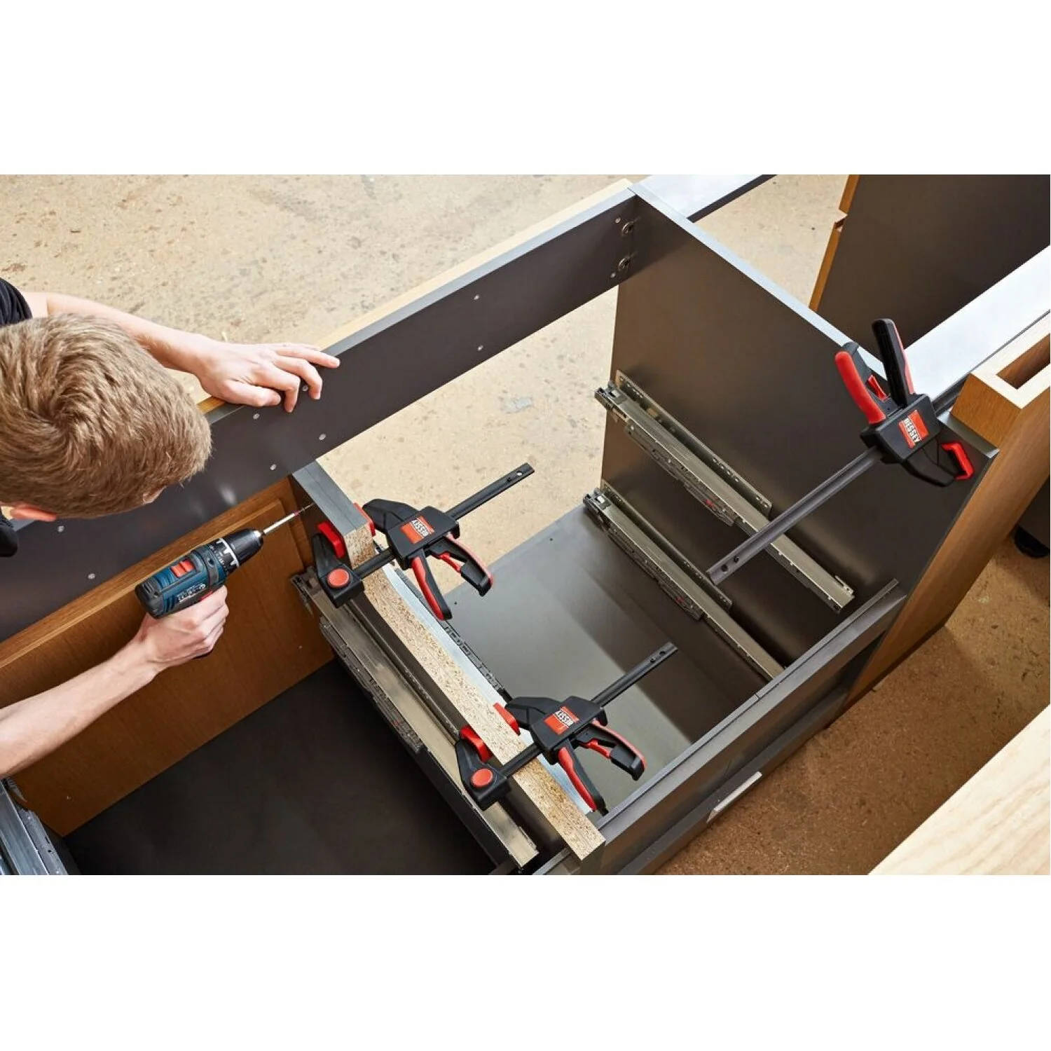 Bessey EHKXL50 Extra Large trigger clamp, 600 lb, 50" x 3-5/8" - Image 17