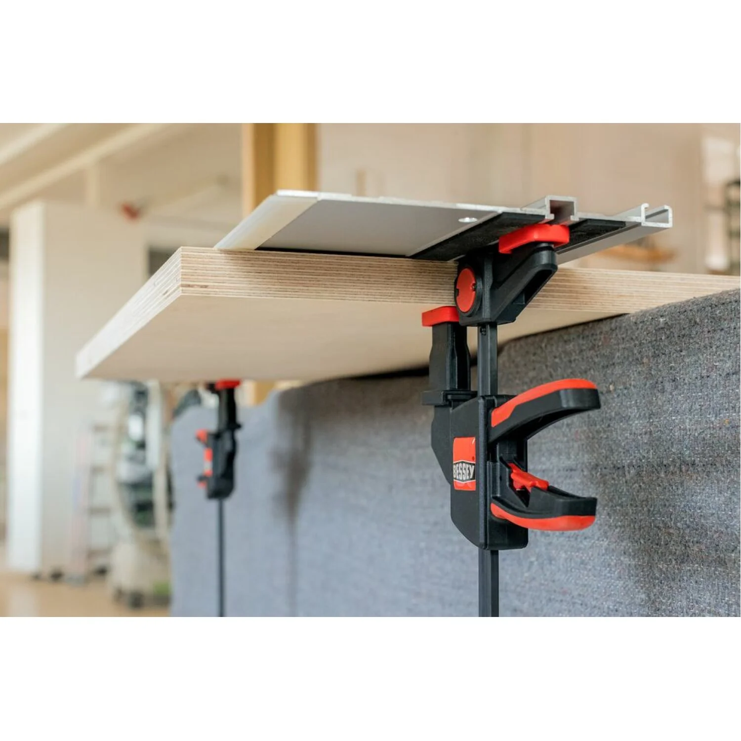 Bessey EZR-SET One hand track clamp set (2pcs) - Image 9