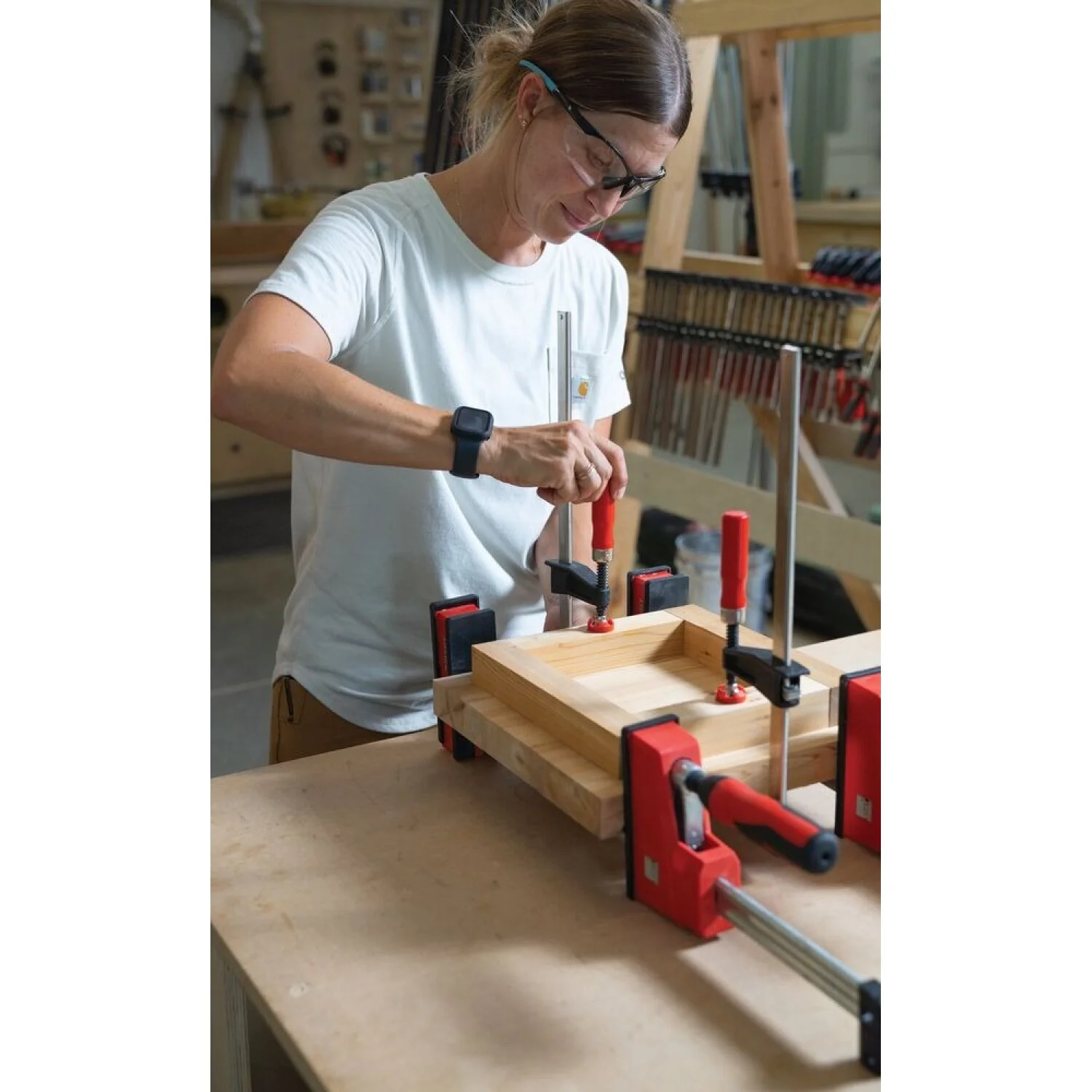 Bessey GSCC3.506+2K Clamp, clutch style, 2K handle, 3.5 In. x 6 In., 1000 lb - Image 7