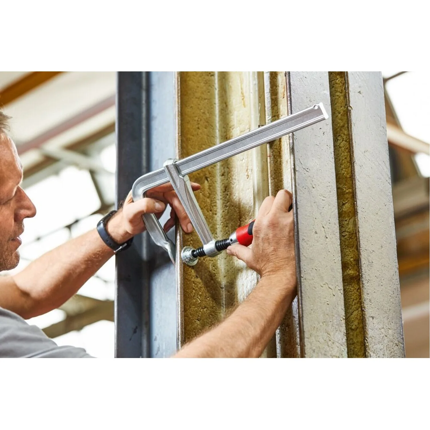 Bessey GZ25PH Pivot handle clamp , 10 In. x 4.75 In. opening - Image 8