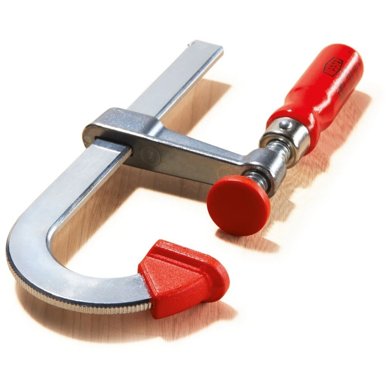 Bessey LMU2.006 Clamp, woodworking, F-style, zinc jaws, swivel pads, 2 In. x 6 In., 330 lb - Image 2