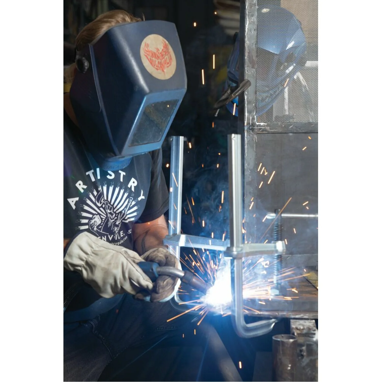 Bessey SGL-12 Clamp, welding, F-style, heavy duty pad, 12 In. x 4.75 In., 1800 lb - Image 4