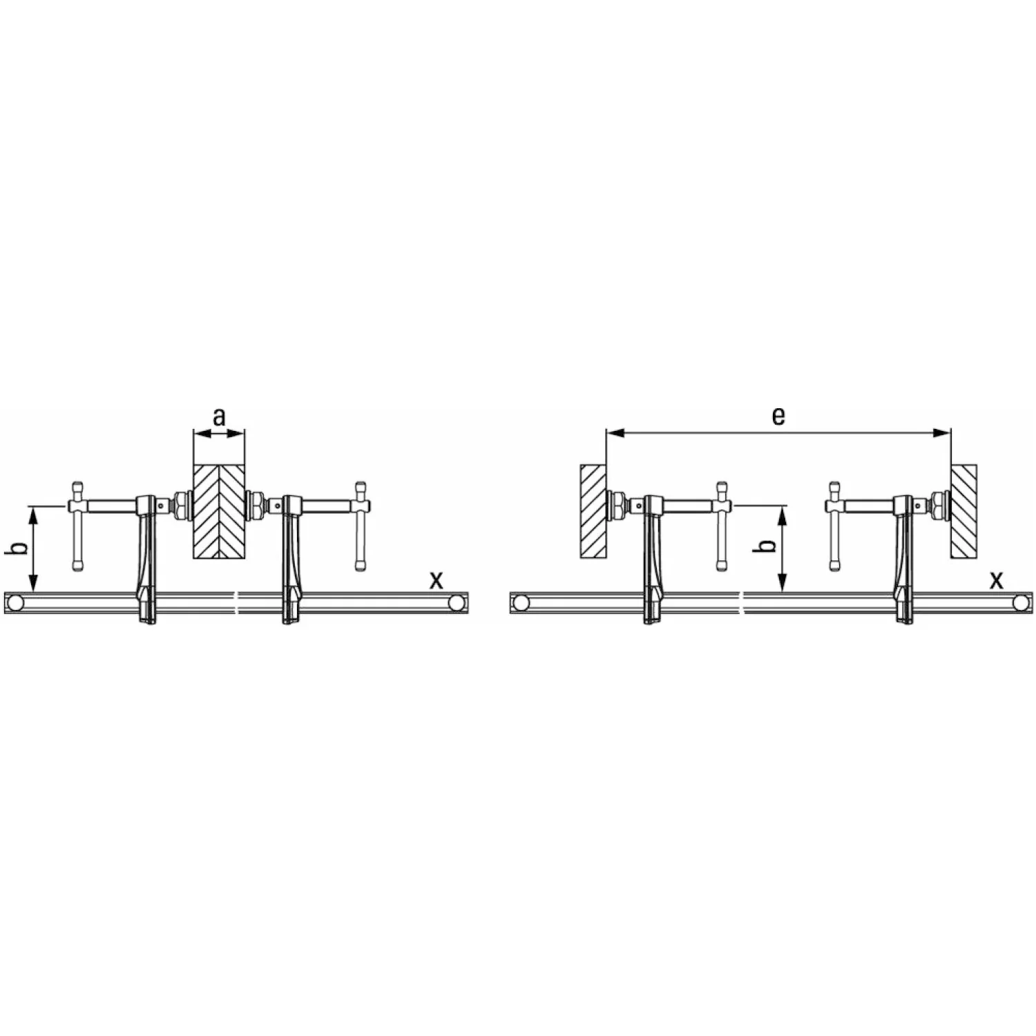 Bessey SLV200M Variable clamp set, 78 x 4.75 IN - Image 11