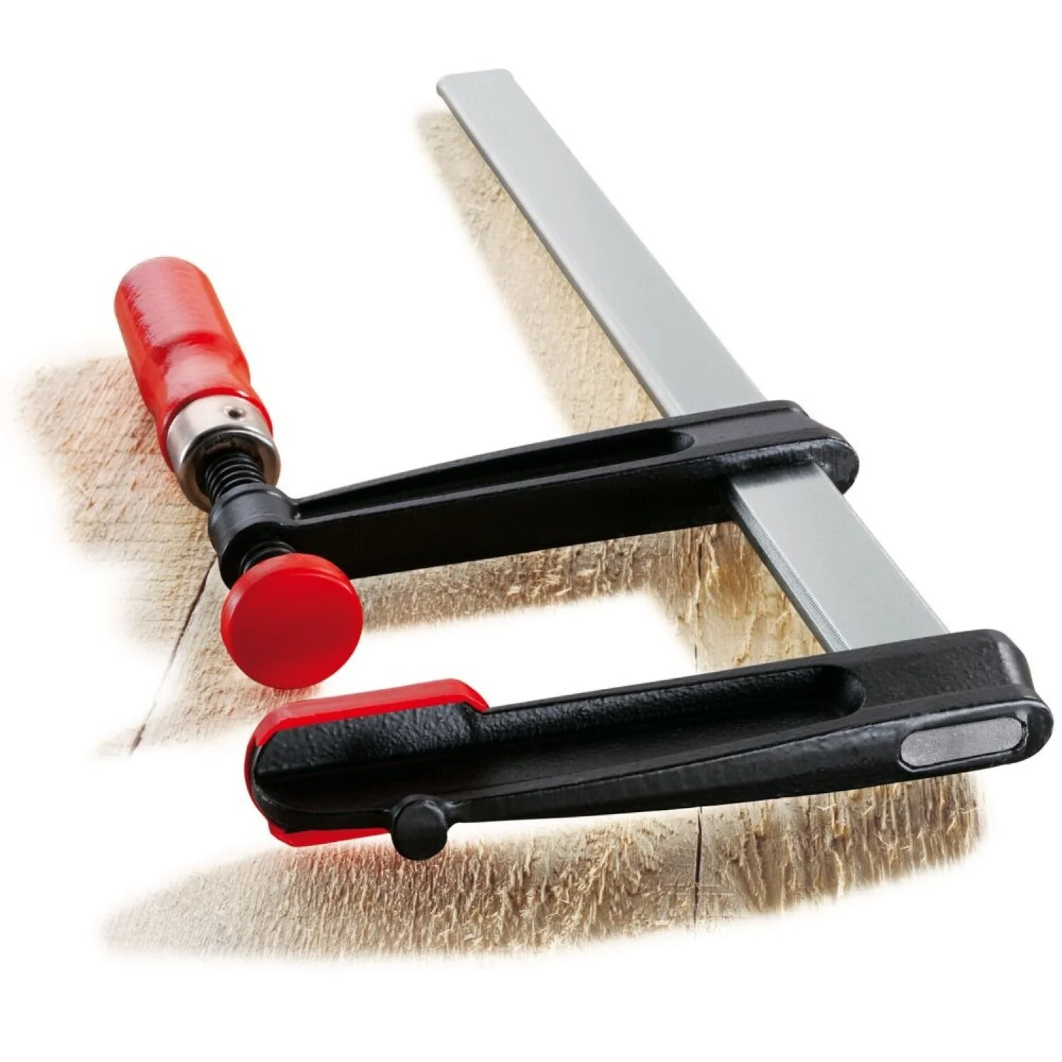 Bessey TC5.512 Clamp, woodworking, F-style, flat rail, 5.5 In. x 12 In. , 1200 lb - Image 5