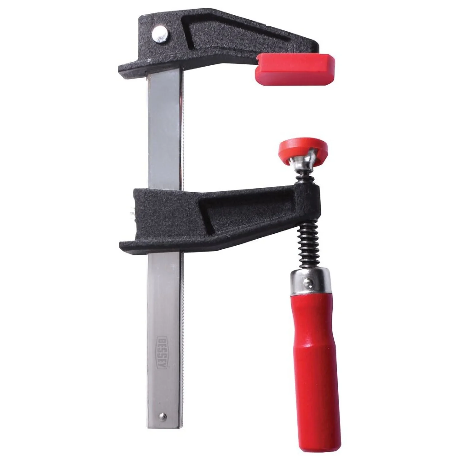 Bessey TGC3.524+2K Clamp, woodworking, clutch style, swivel pads, 3.25 In. x 24 In., 1300 lb