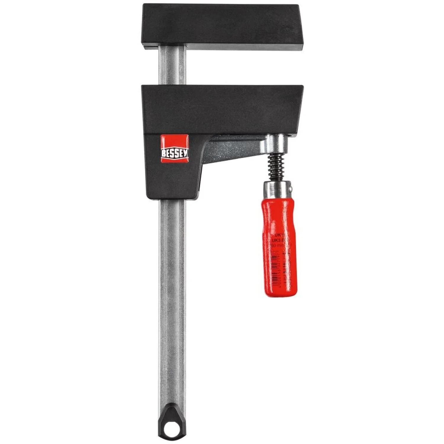 Bessey UK3.012 Clamp, woodworking, small case clamp, UniKlamp, 3.125” x 12 In., 330 lb