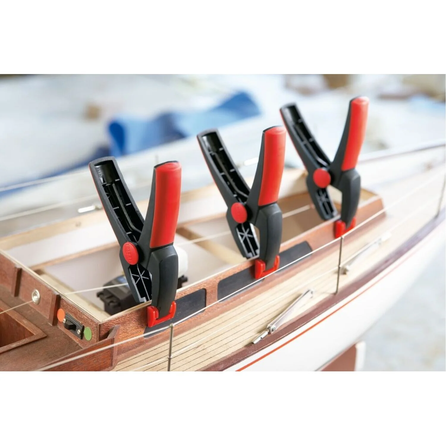 Bessey XC2AC Clamp, spring clamp, plastic, Clippix, 1 In. x 1-1/8 Inch - Image 5