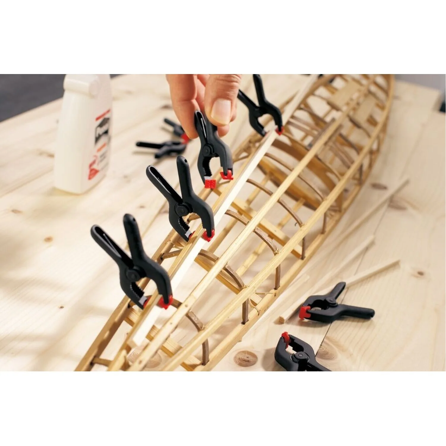 Bessey XC5AC Clamp, spring clamp, plastic, Clippix, 2 In. x 1-15/16 Inch - Image 4