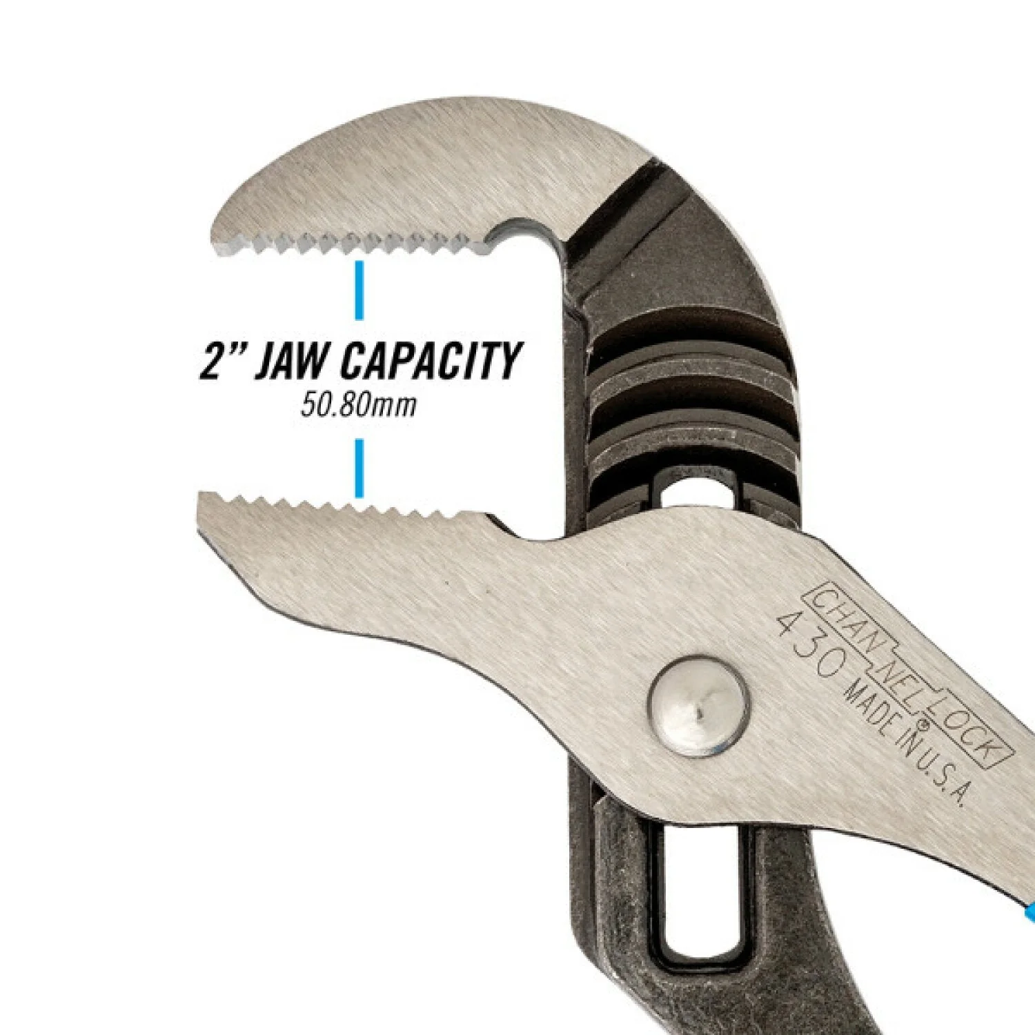 Channellock 430 10-Inch Straight Jaw Tongue & Groove Pliers - Image 3