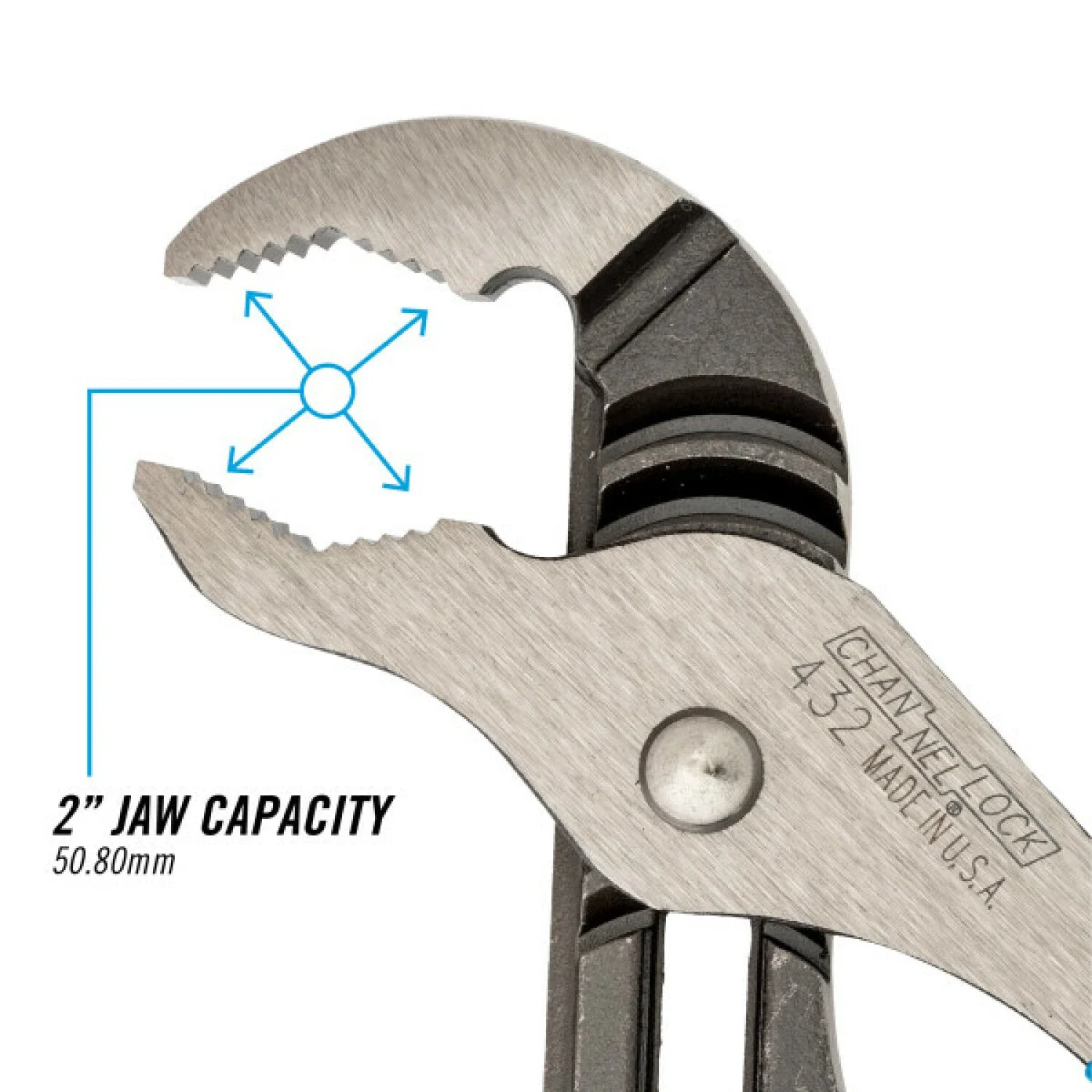 Channellock 432 10-Inch V-Jaw Tongue & Groove Pliers - Image 4