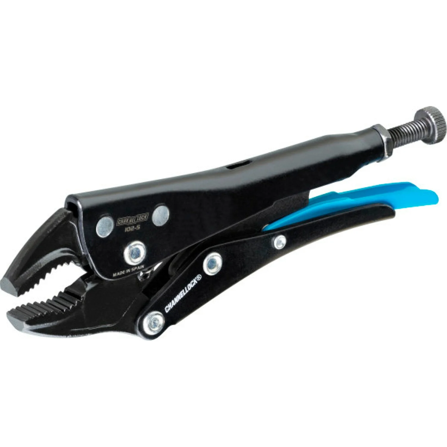 Channellock 102-5 5-inch Curved Jaw Locking Pliers w/ Cutter - Image 2