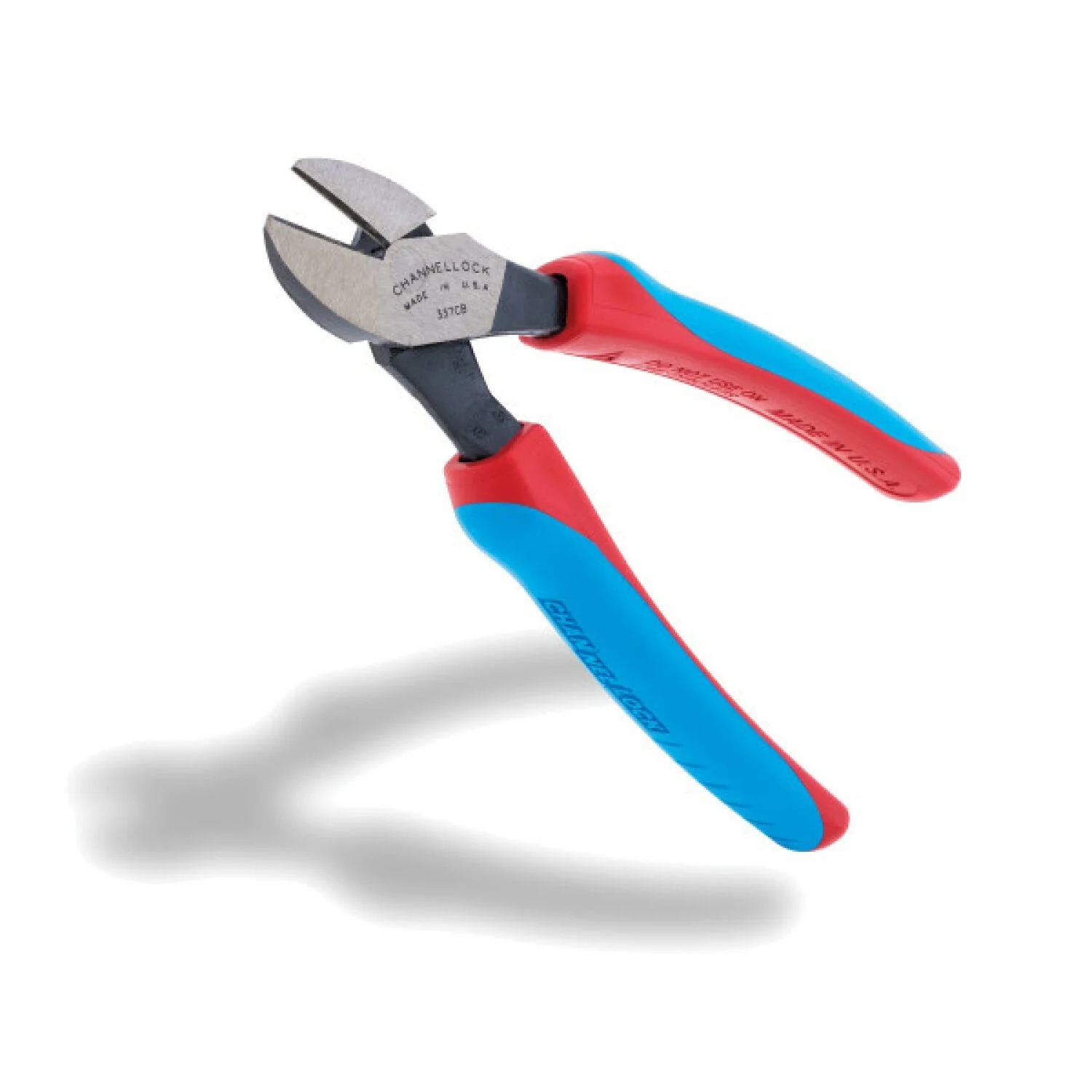 Channellock 337CB 7 Inch Code Blue XLT Diagonal Cutting Pliers - Image 3