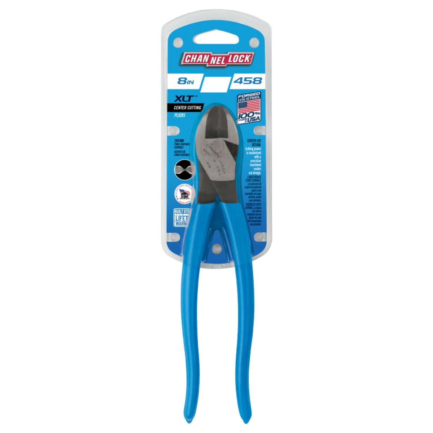 Channellock 458 8 Inch XLT Center Cutting Pliers - Image 4