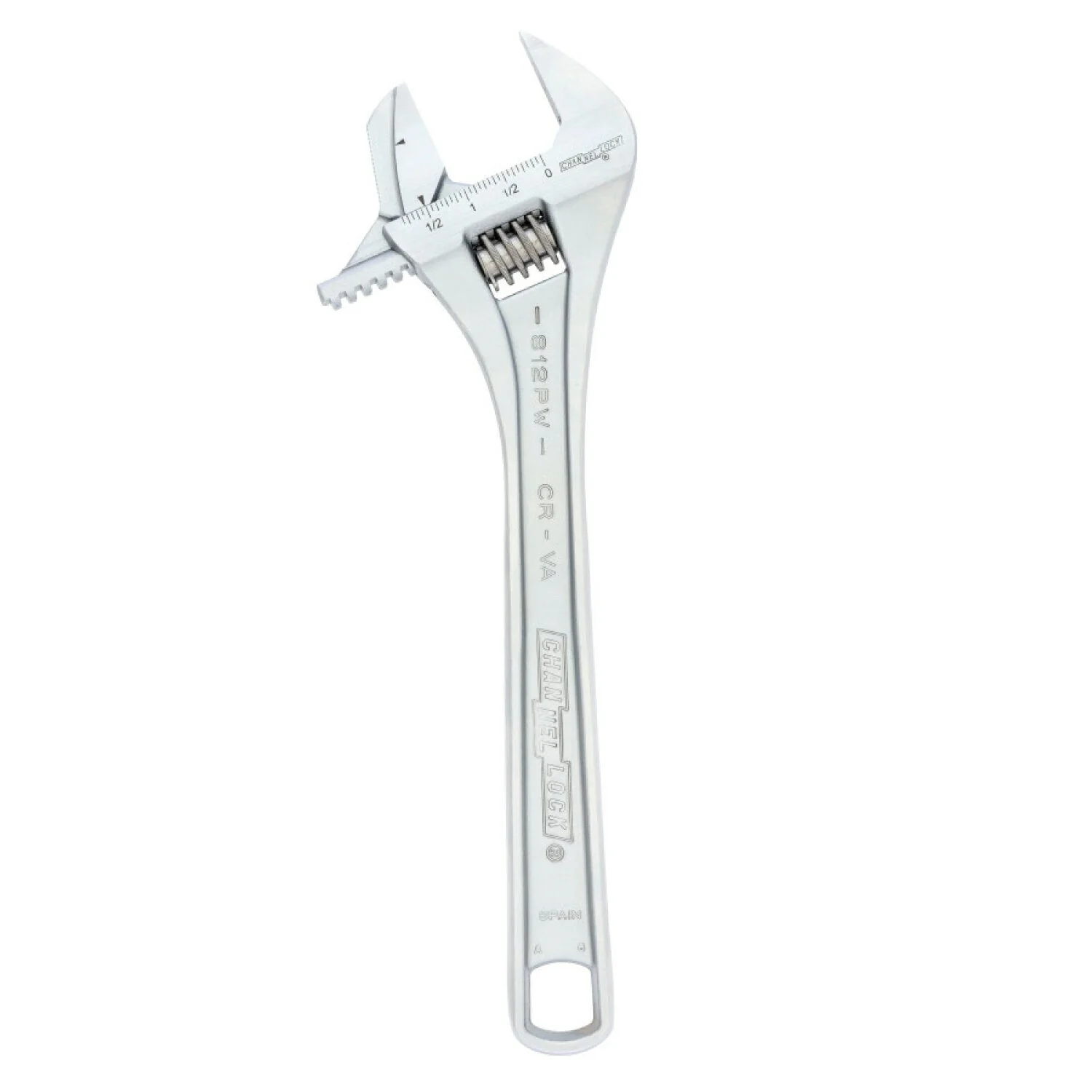 Channellock 812PW 12-inch Reversible Jaw Adjustable Wrench - Image 2