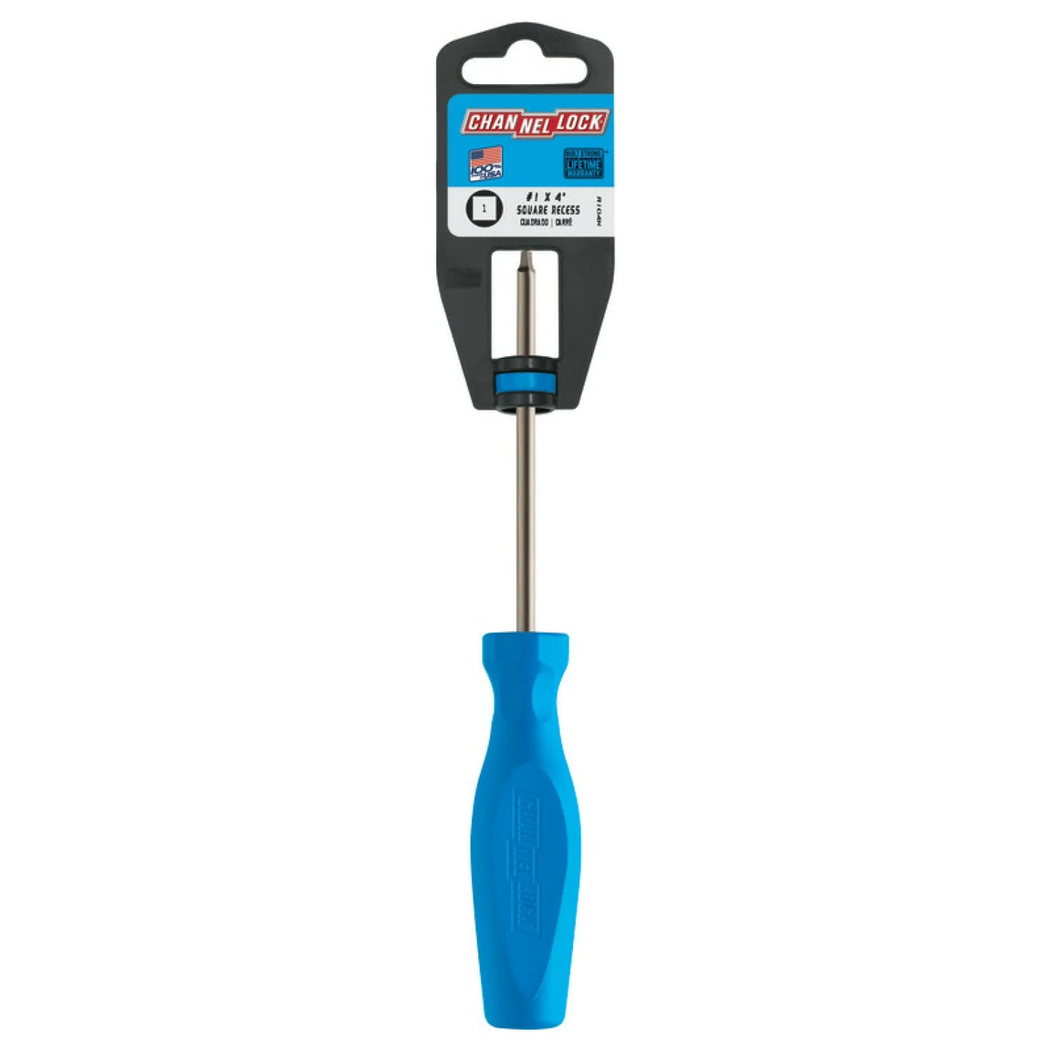 Channellock R104H Square Recess #1 X 4-Inch Professional Screwdriver - Image 4