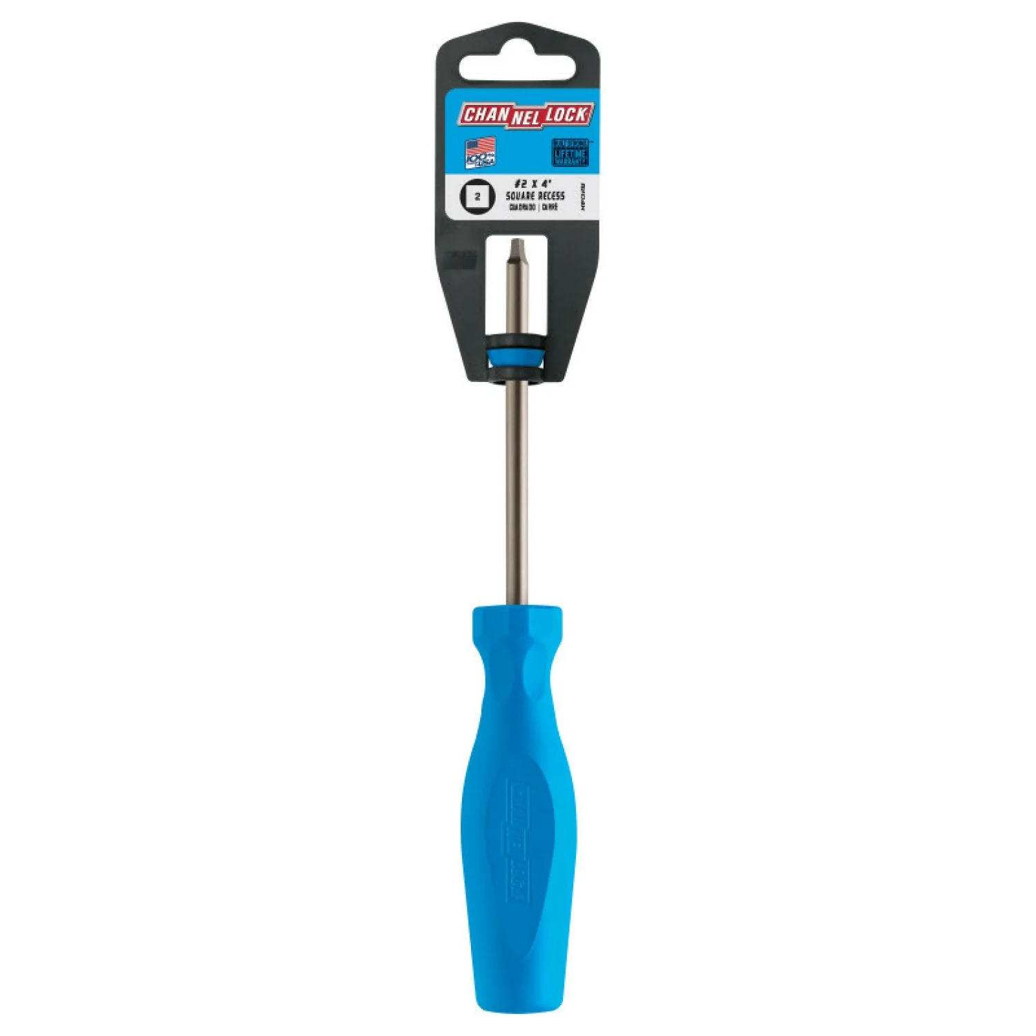 Channellock R204H Square Recess #2 X 4-Inch Professional Screwdriver - Image 4