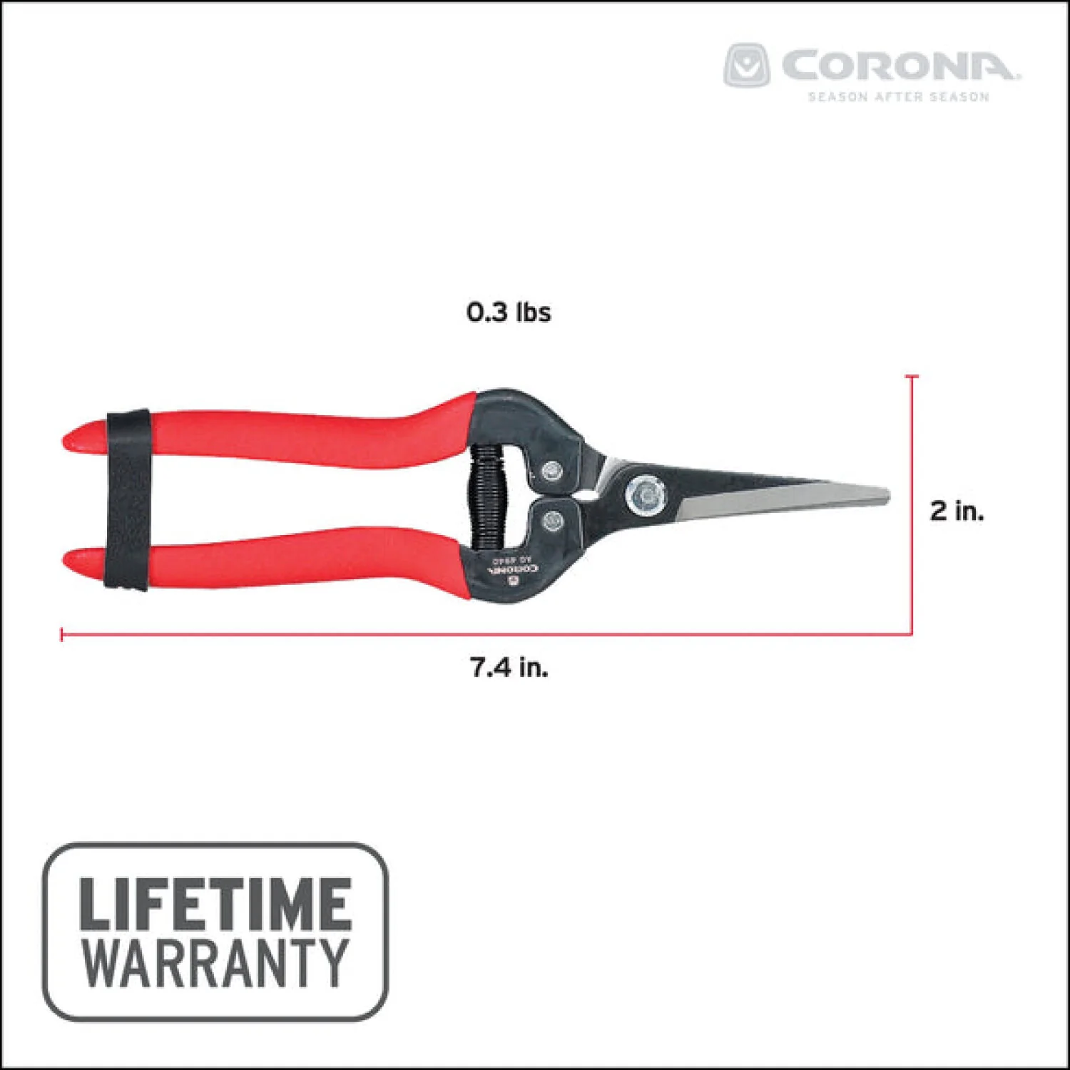 Corona AG 4940  Long Curved Snips - Tempered Steel, 1¾ Inch - Image 12