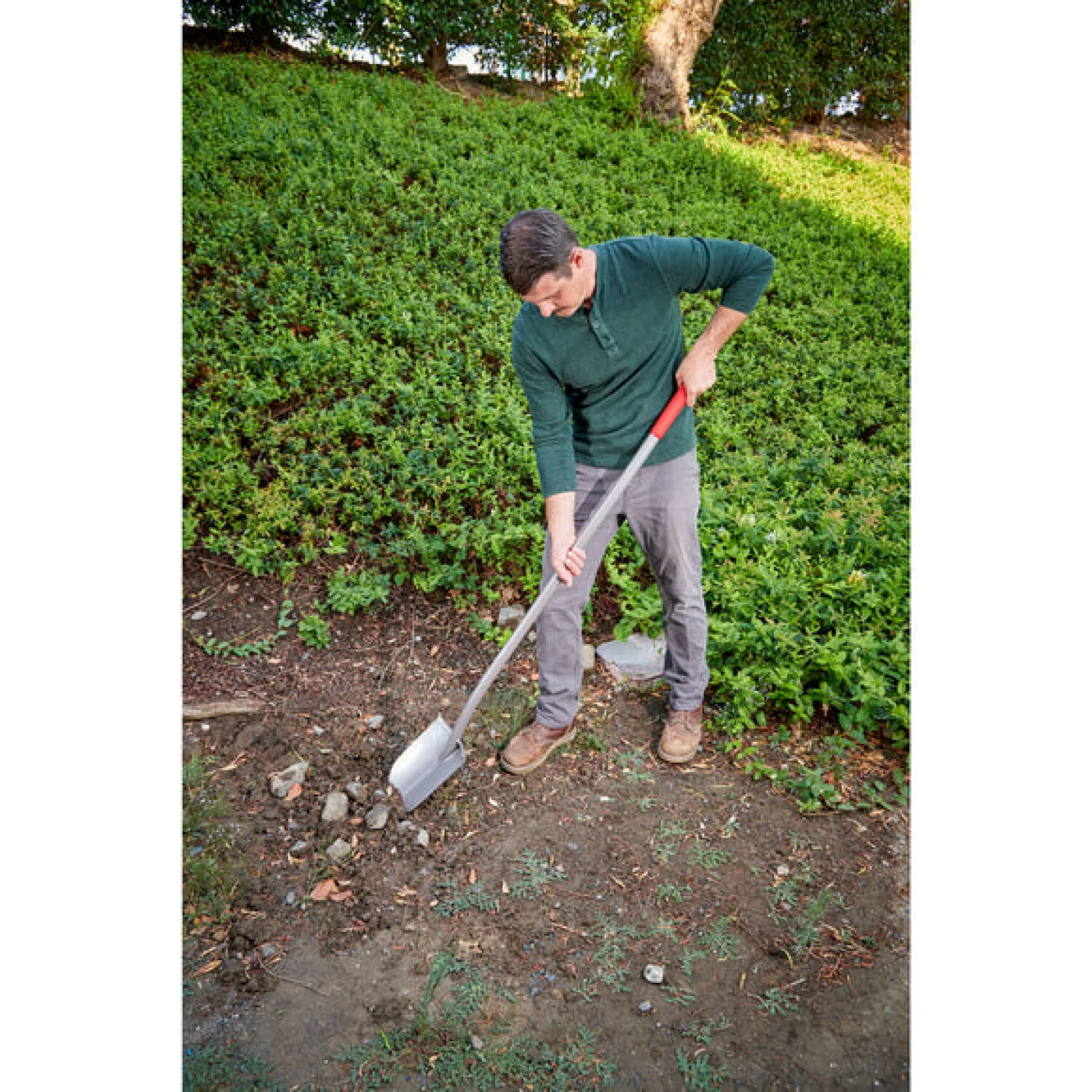 Corona AS 90320  All-Steel Caprock Shovel - 10" Deep Bowl, 2½" Lift - Image 5