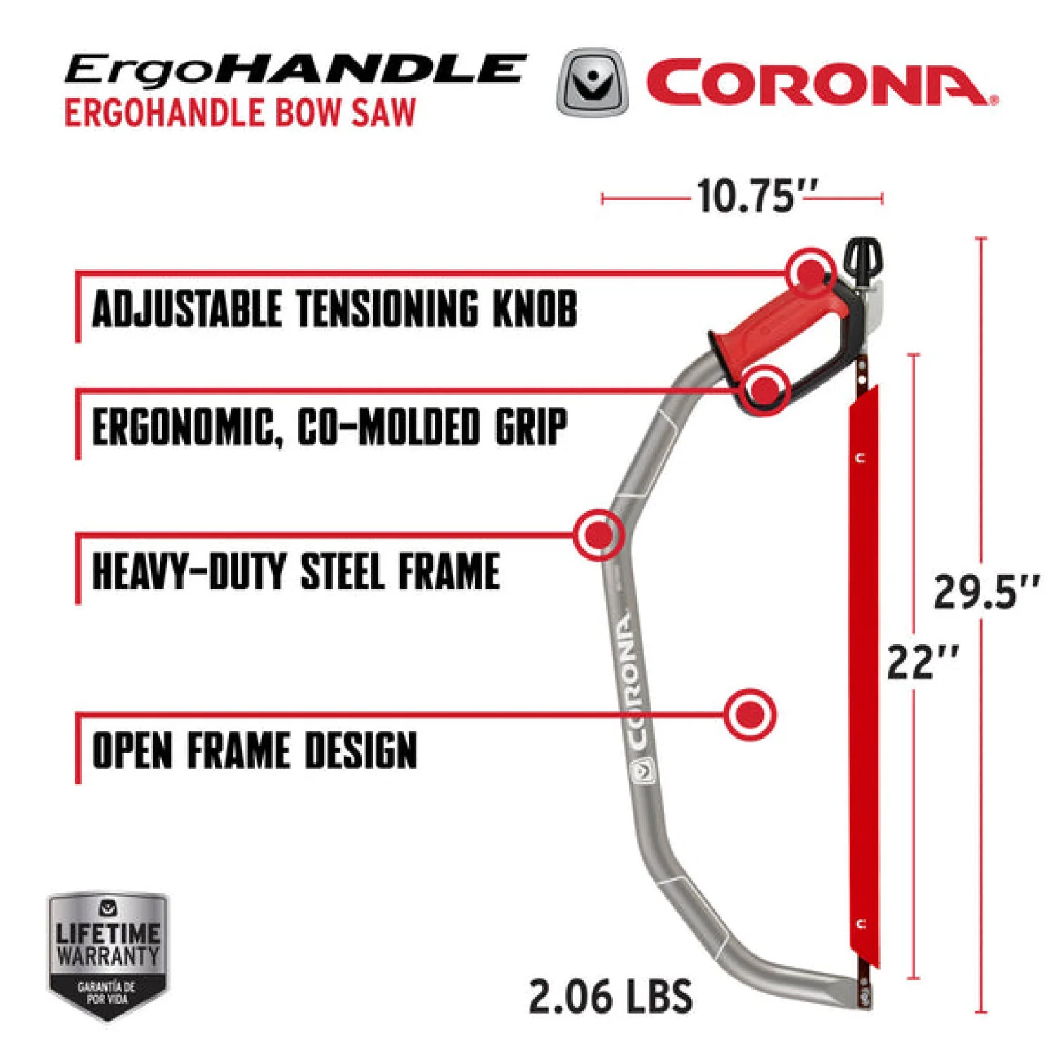 CORONA-BS15060 · MAX 24 in. Bow Saw - Image 3