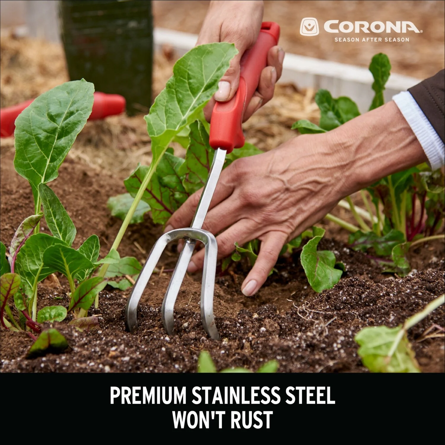 Corona CT 3334 ComfortGEL Cultivator Premium Stainless Steel - Image 8