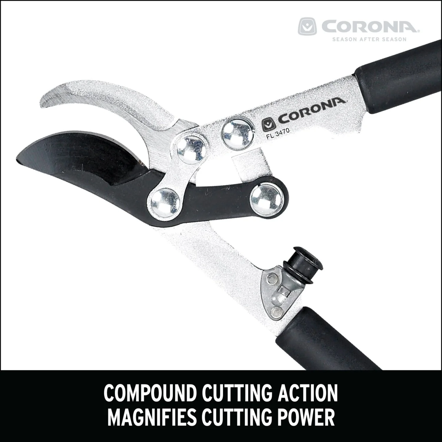 Corona FL 3470 EasyCUT Extendable Bypass Lopper, 21 in. to 33 in., 1-1/2 in. Cut Capacity - Image 8