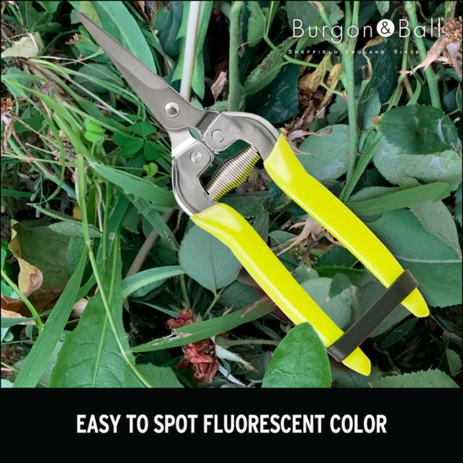 Corona GFB/FSYELL RHS® Florabrite Flower & Harvesting Snip Neon Yellow - Image 7