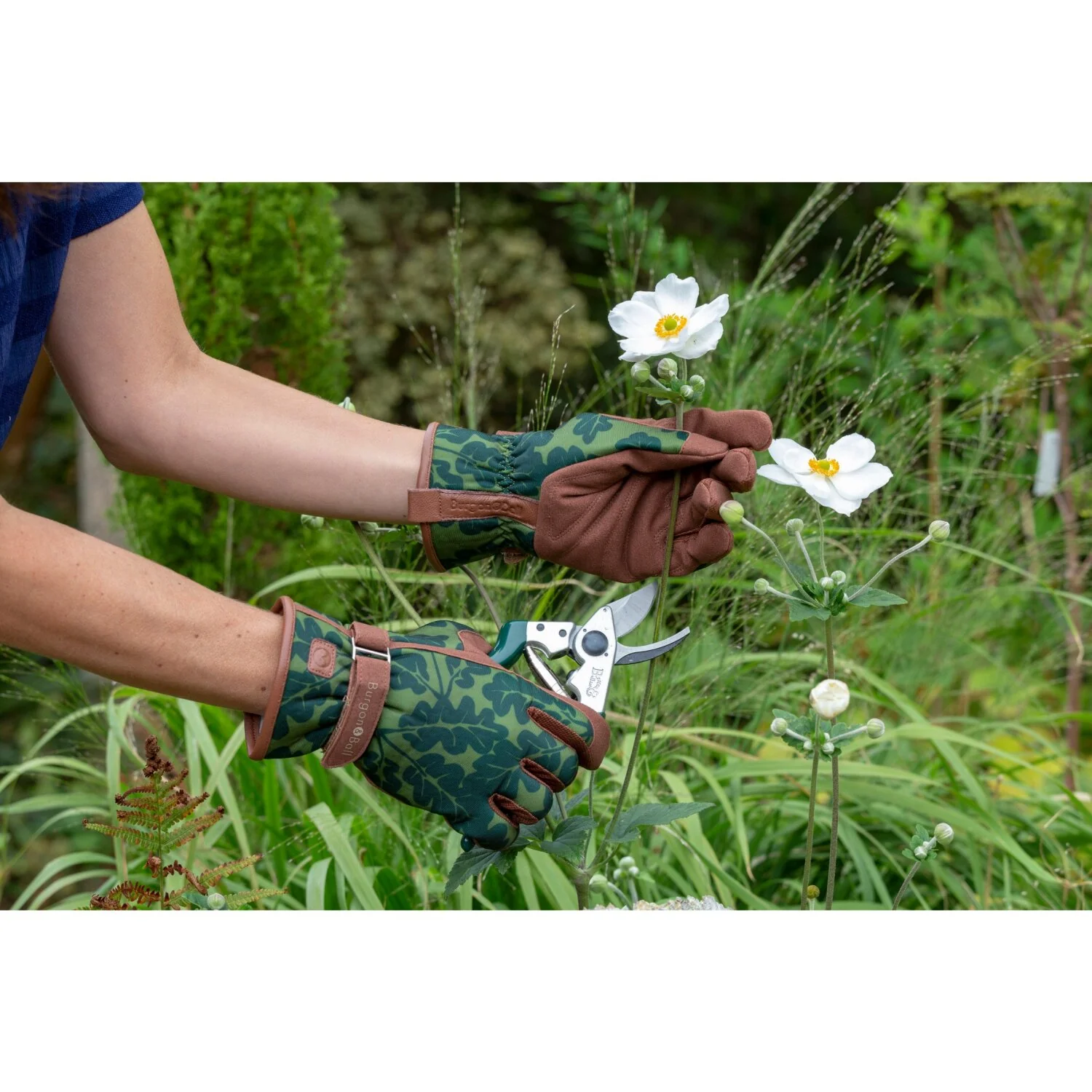 Corona GLO/OAKMOSSML Love the Glove Garden Gloves, Oak Leaf Moss, Medium/Large - Image 2