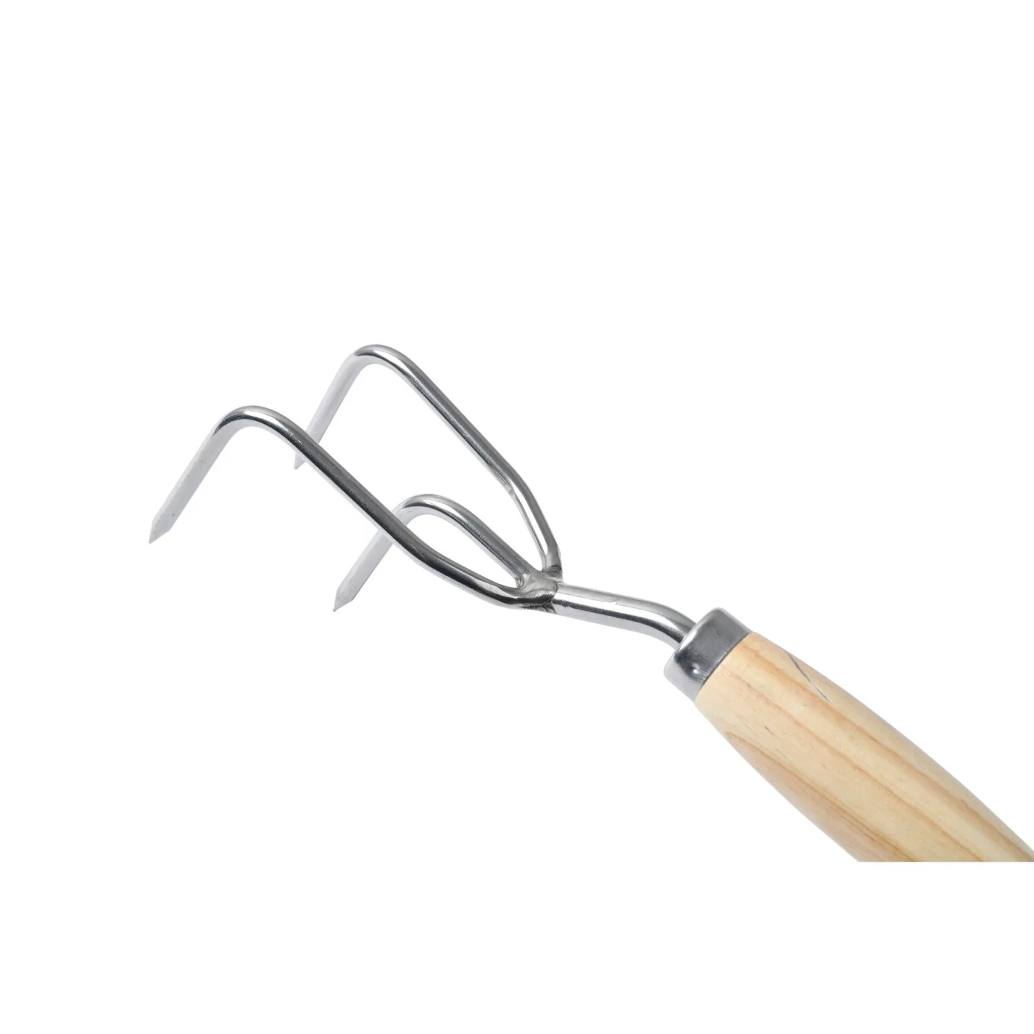 Corona GTH/SCCMHRHS Mid-Handled Stainless Steel Claw Cultivator, Wood Grip, RHS Endorsed - Image 3