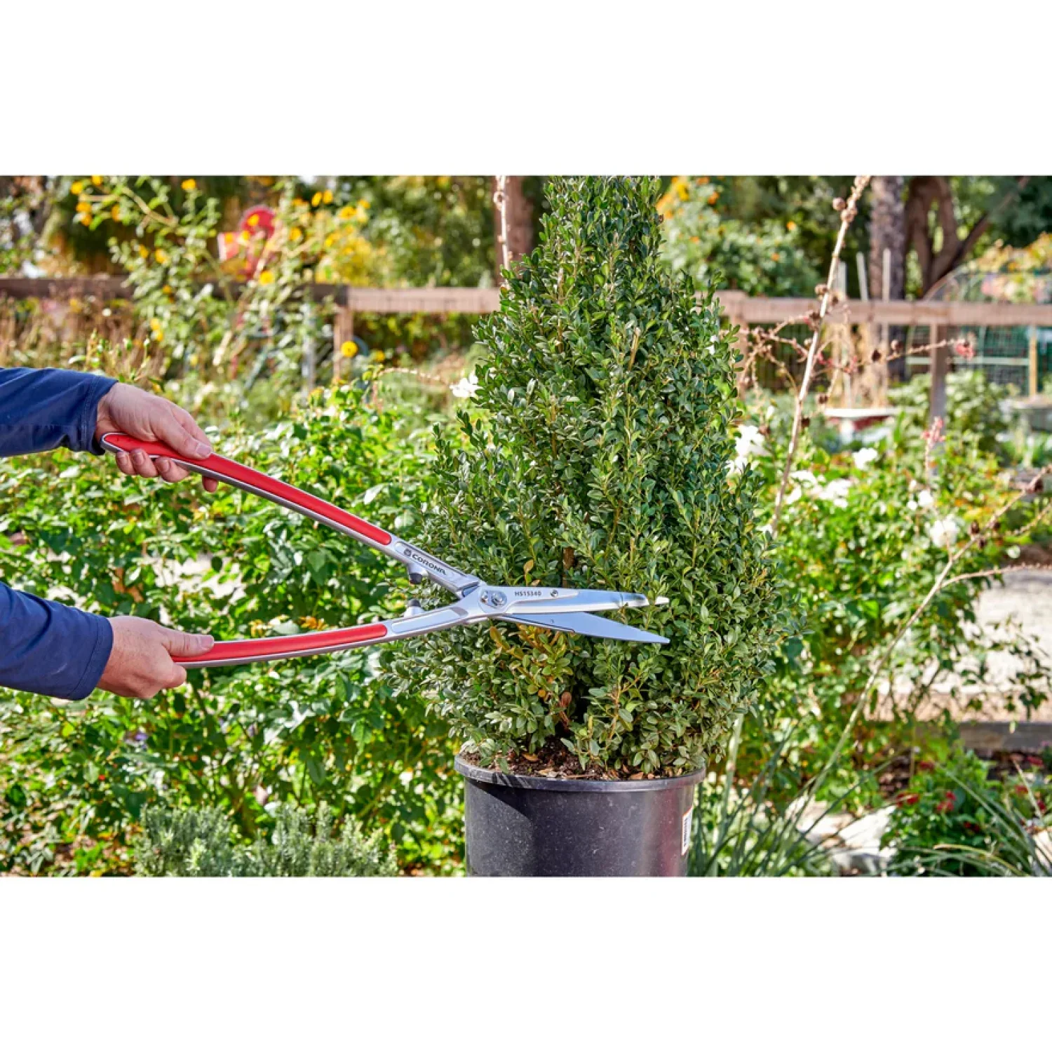 Corona HS15340CC PrecisionCUT Aluminum Hedge Shears 7-1/4 in. blades, 12-3/4 in. handles - Image 3